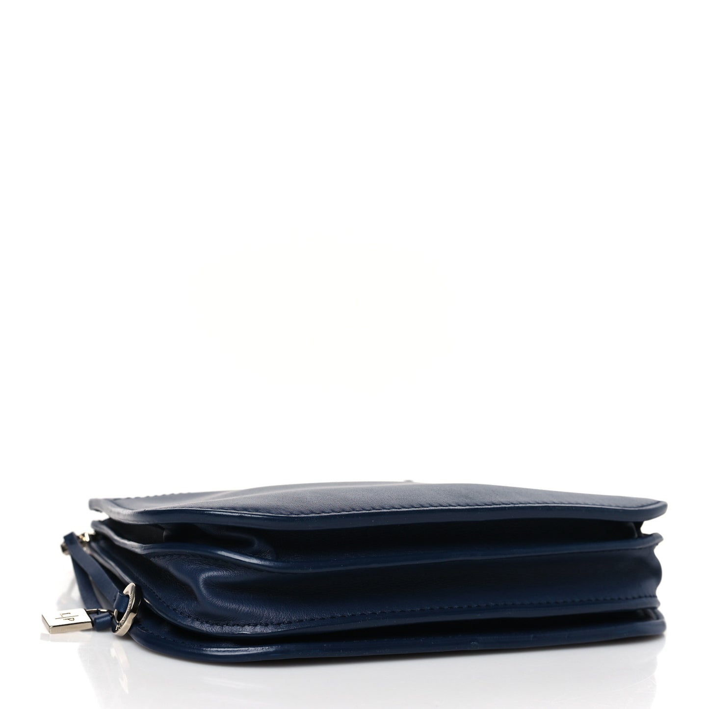 Calfskin Milky Way Odessa Shoulder Bag Navy