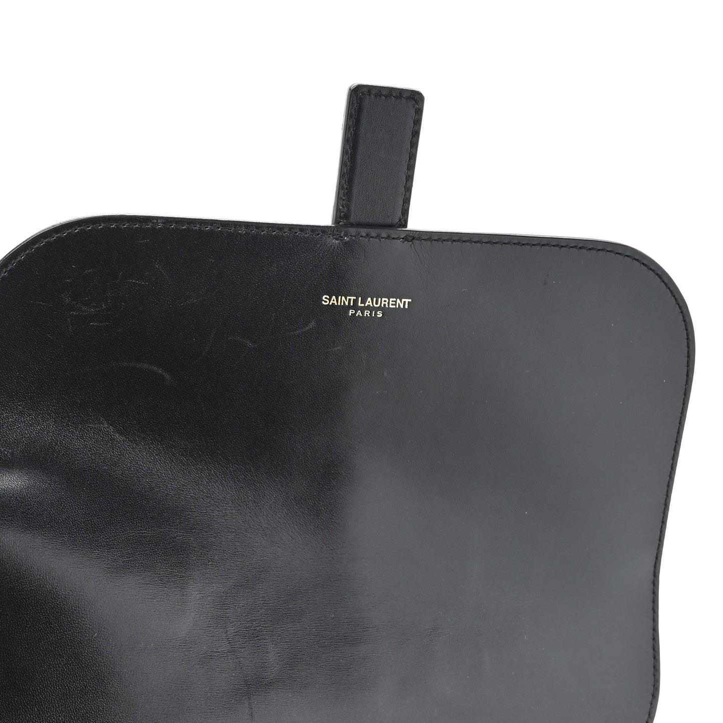 Suede All-Over Monogram Small Le Monogramme Satchel Black