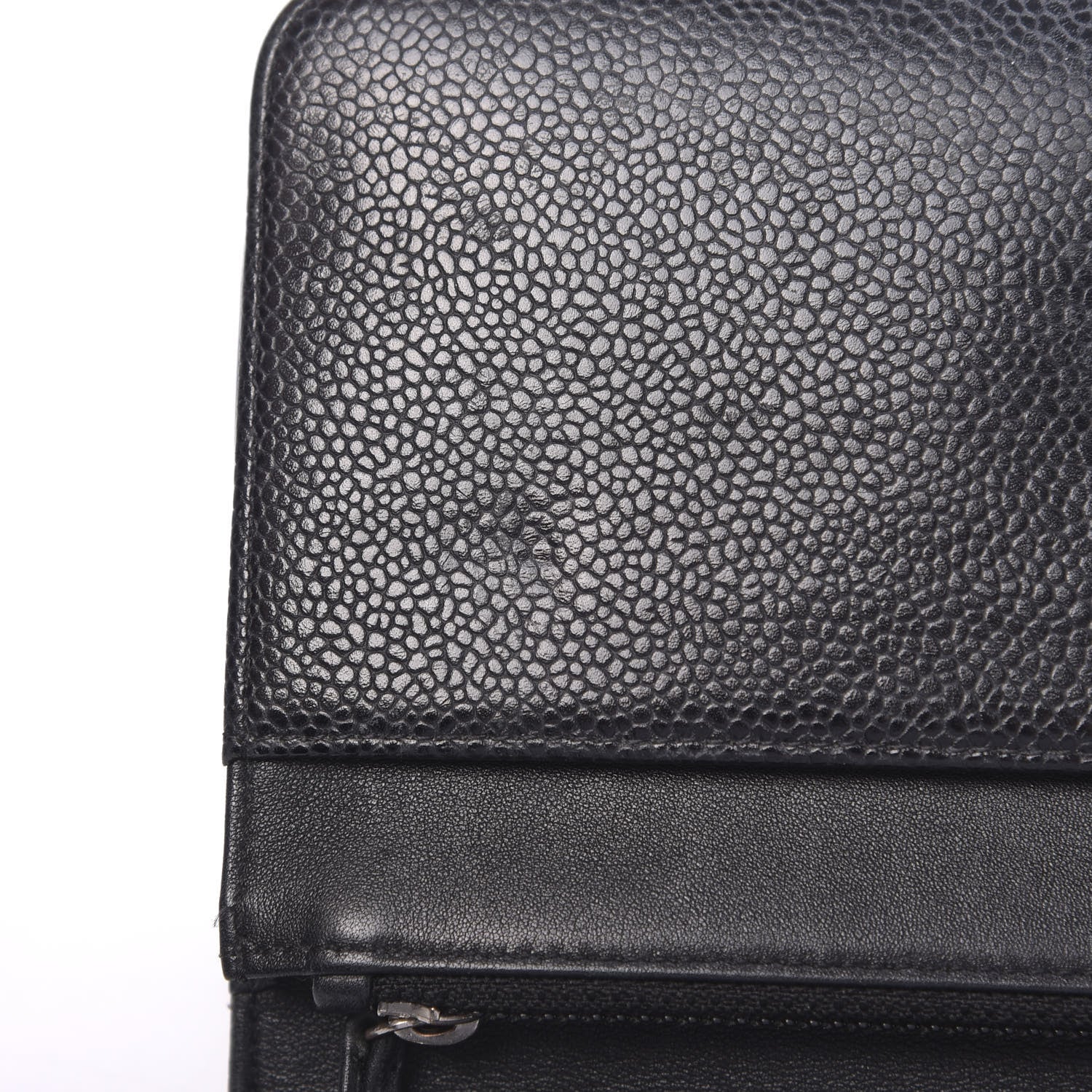 Chanel Caviar Timeless CC Wallet On Chain WOC Black 13 of 14