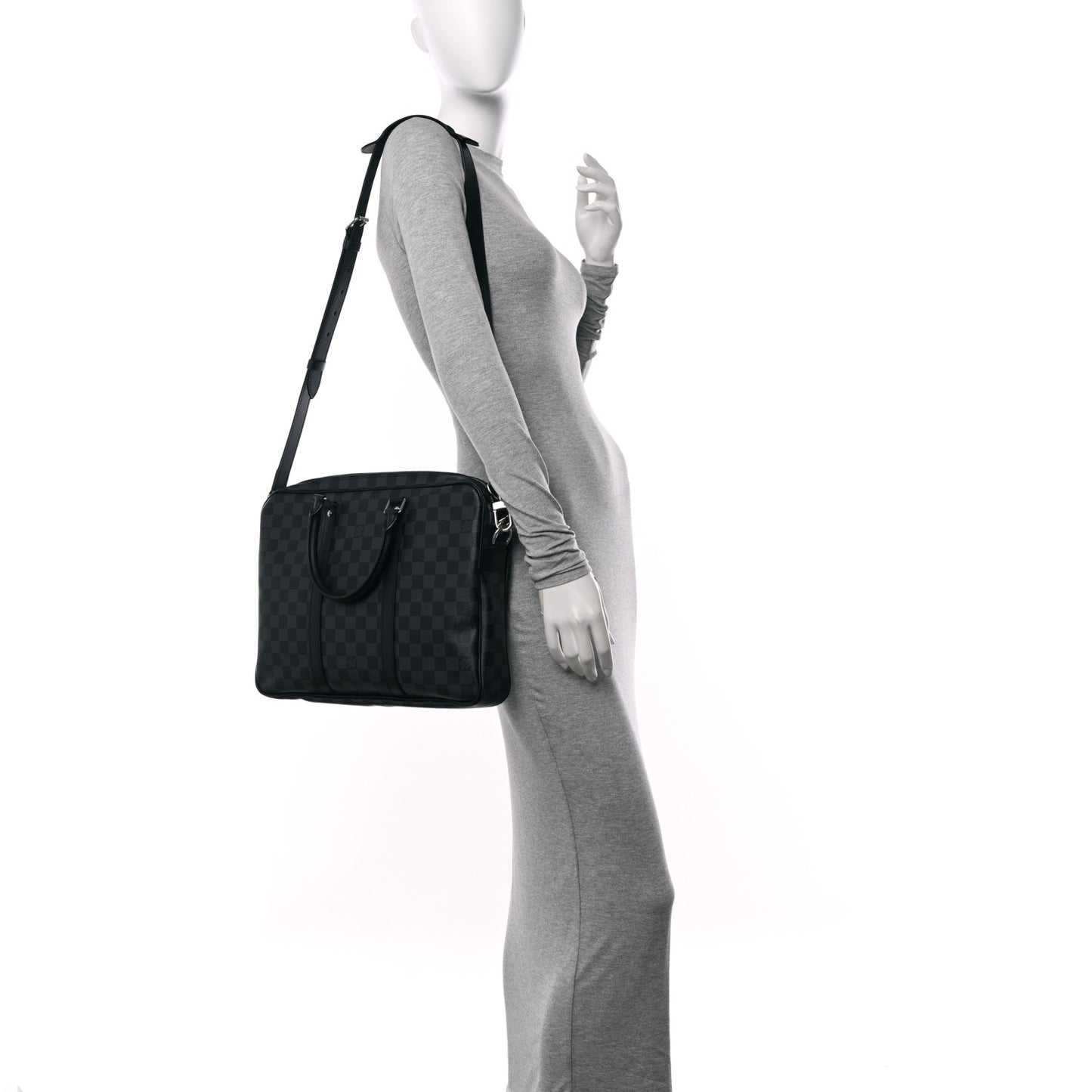 Damier Graphite Porte Documents Voyage PM