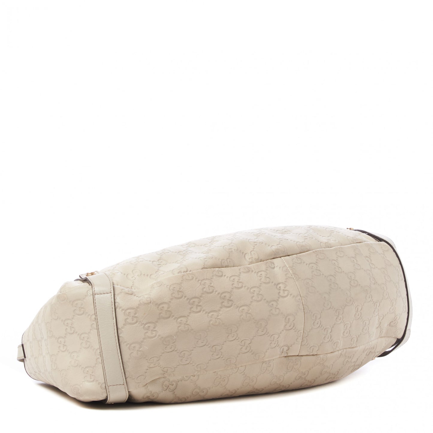 Guccissima Medium Abbey Shoulder Bag Off White