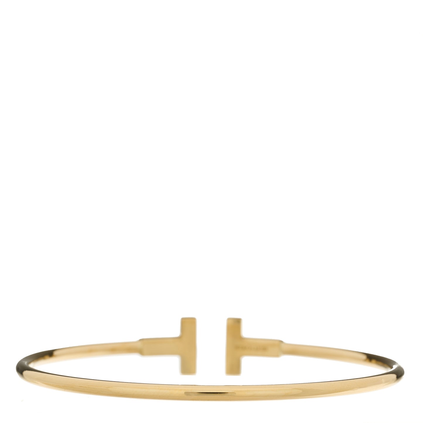 18K Yellow Gold T Wire Bracelet