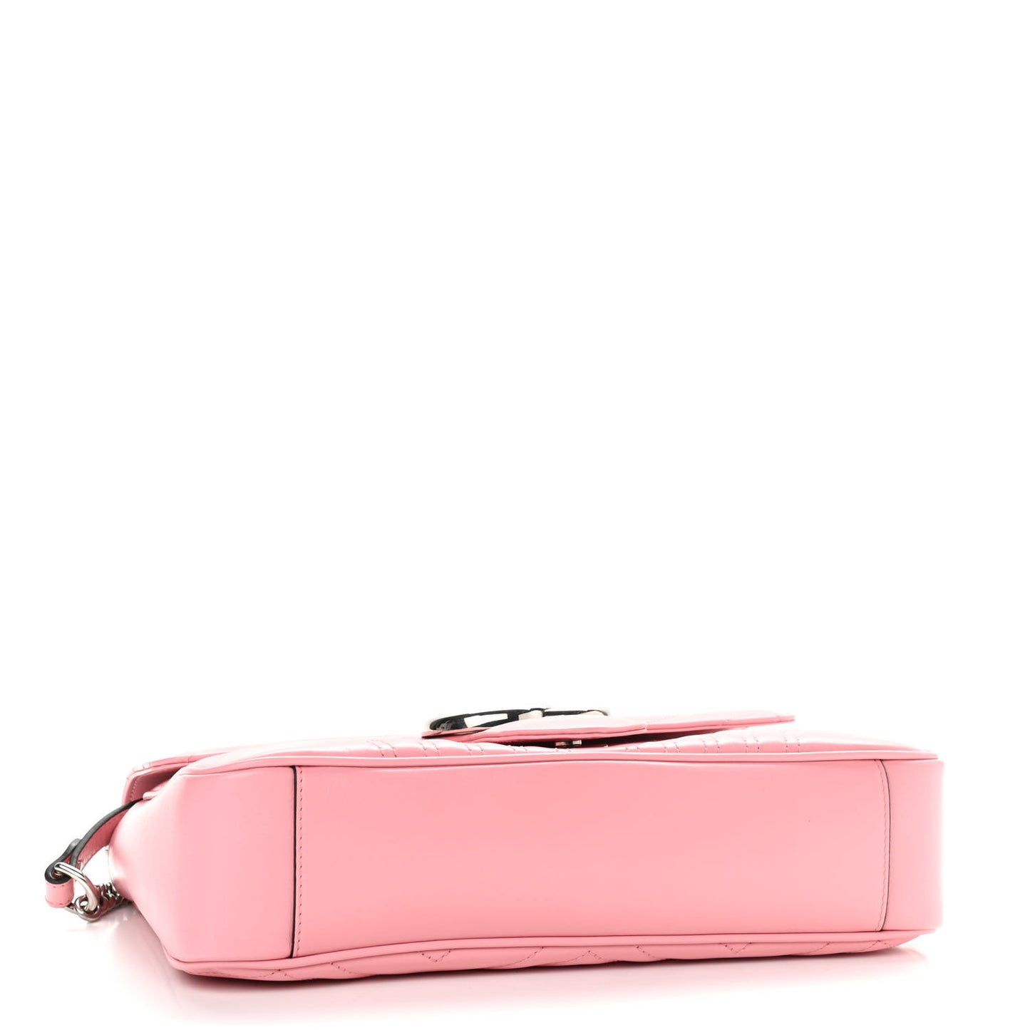 Calfskin Matelasse Medium GG Marmont Shoulder Bag Wild Rose