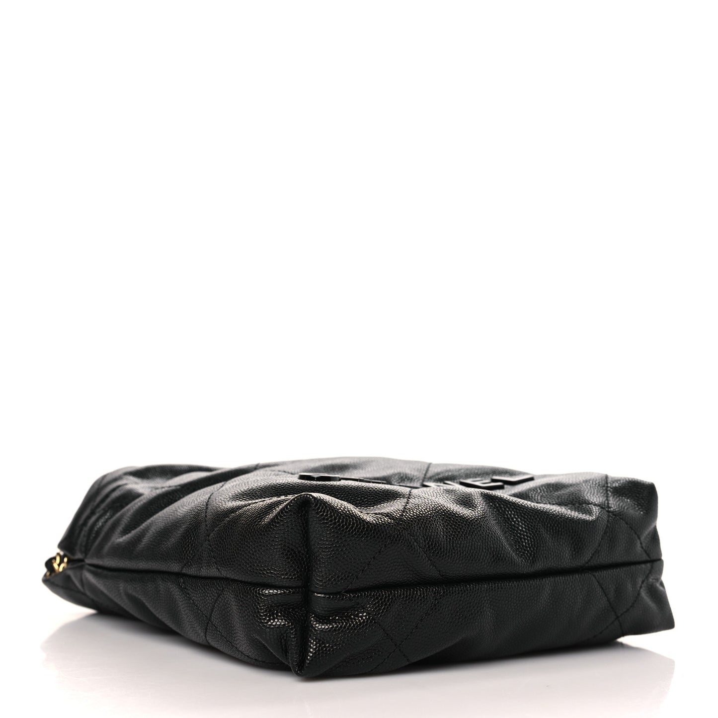 Shiny Caviar Quilted Monochrome Mini Chanel 22 Black