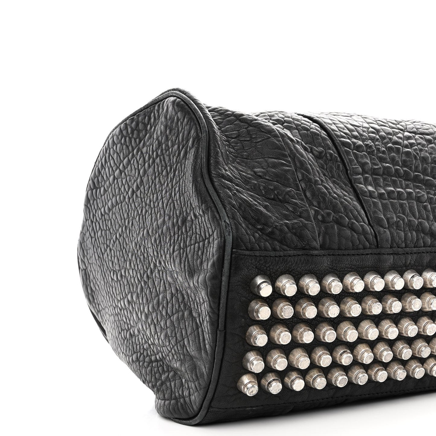 Pebbled Lambskin Rockie Black Nickel Hardware