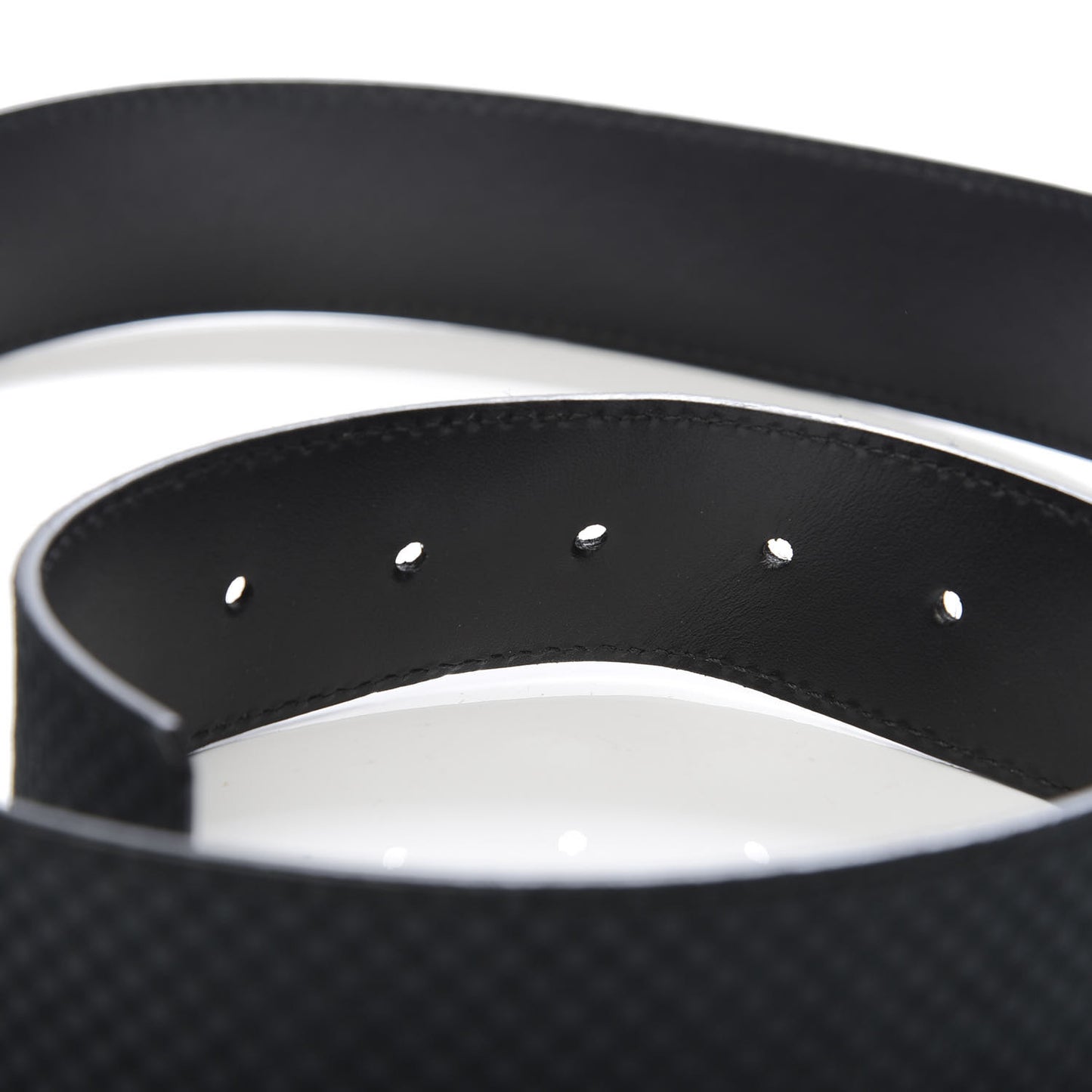 Suede Calfskin Mini Damier 40mm LV Initiales Belt 105 42 Carbone