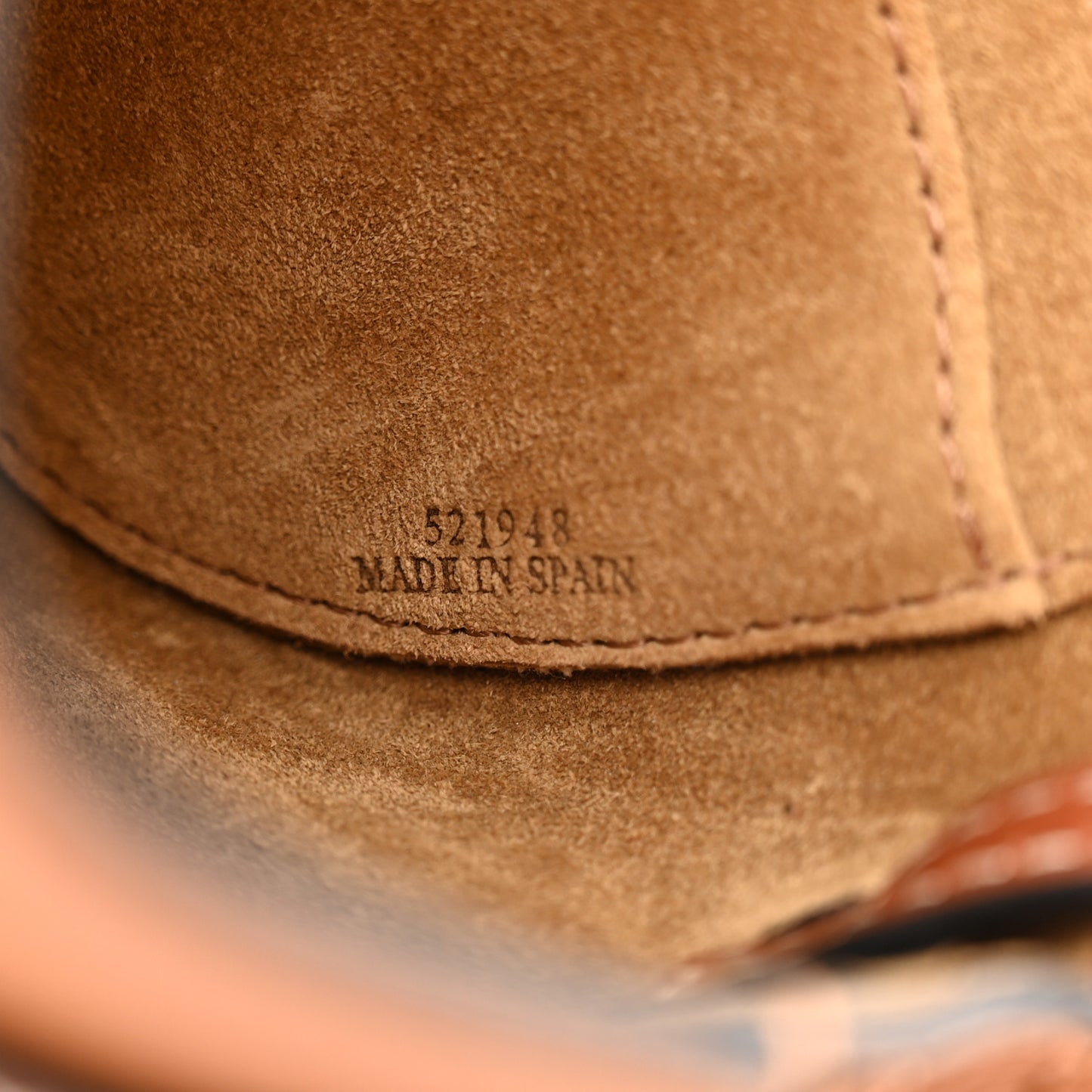 Grained Calfskin Mini Gate Crossbody Bag Caramel Pecan