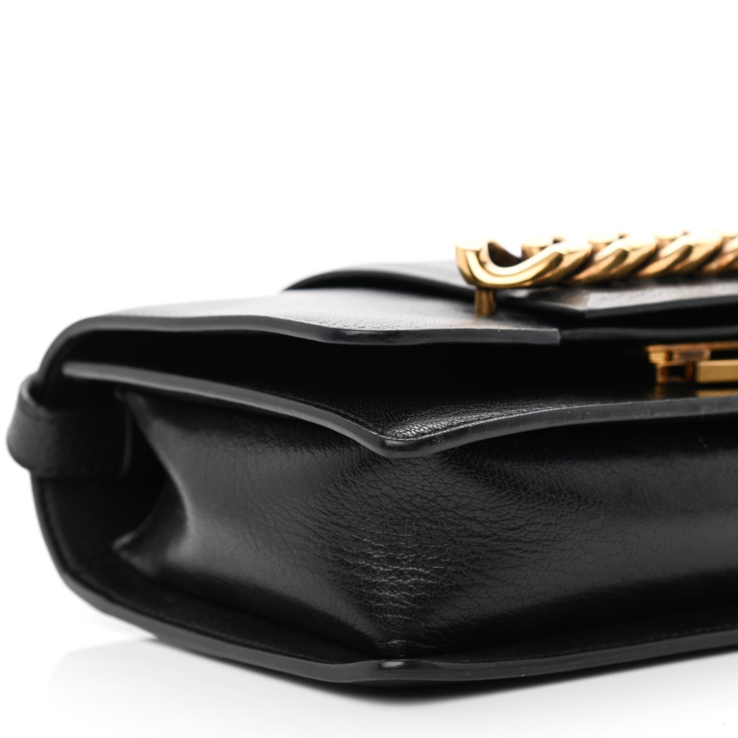 Givenchy Goatskin Infinity Flap Bag Black 8 of 9