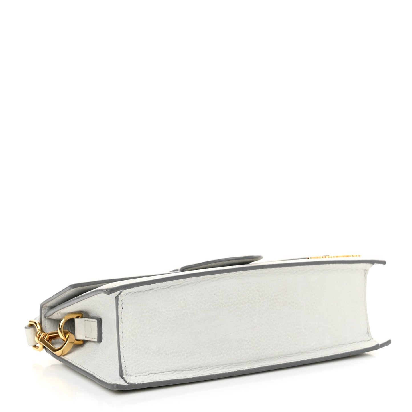 Grained Calfskin Le Grand Bambino Light Grey
