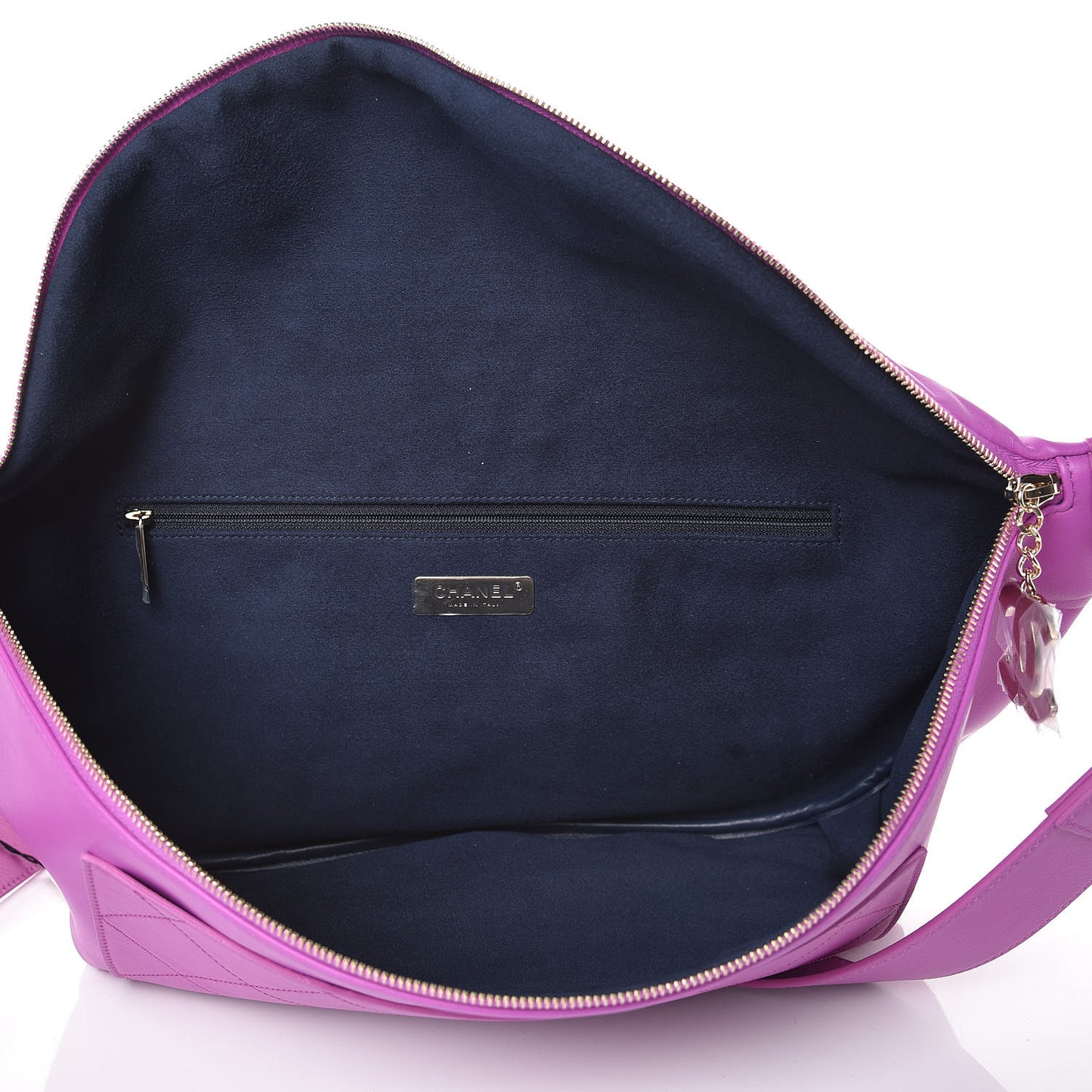 X PHARRELL WILLIAMS Lambskin Oversized Waist Belt Bag Fuchsia