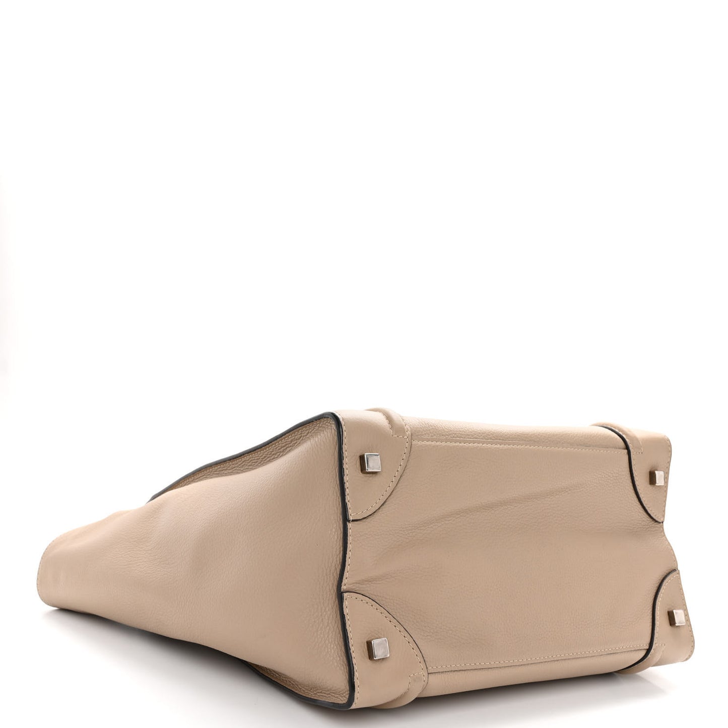 Drummed Calfskin Mini Luggage Dune