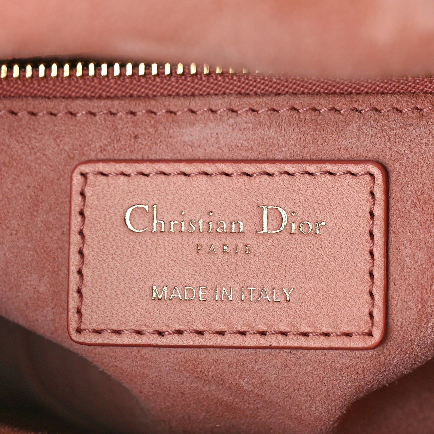 Lambskin Cannage Gradient Small Lady Dior Pink