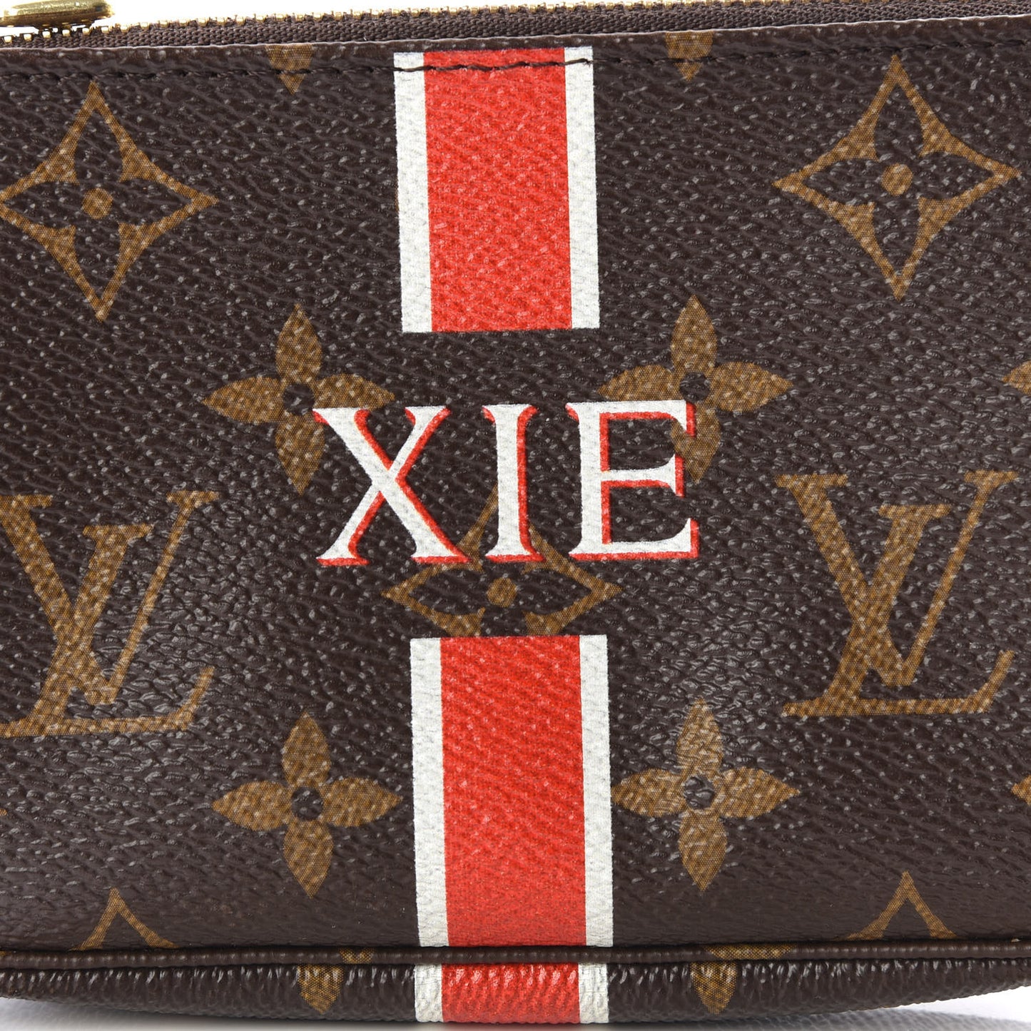 Monogram My LV Heritage Mini Pochette Accessories White Rouge