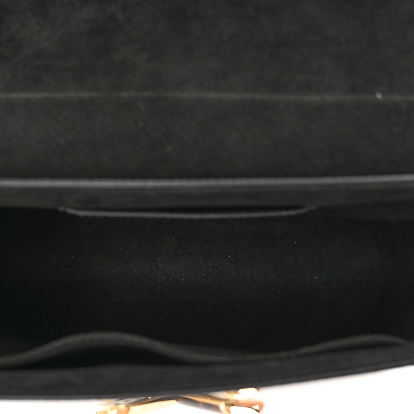 Epi Tortoiseshell Twist Shoulder Bag MM Black White