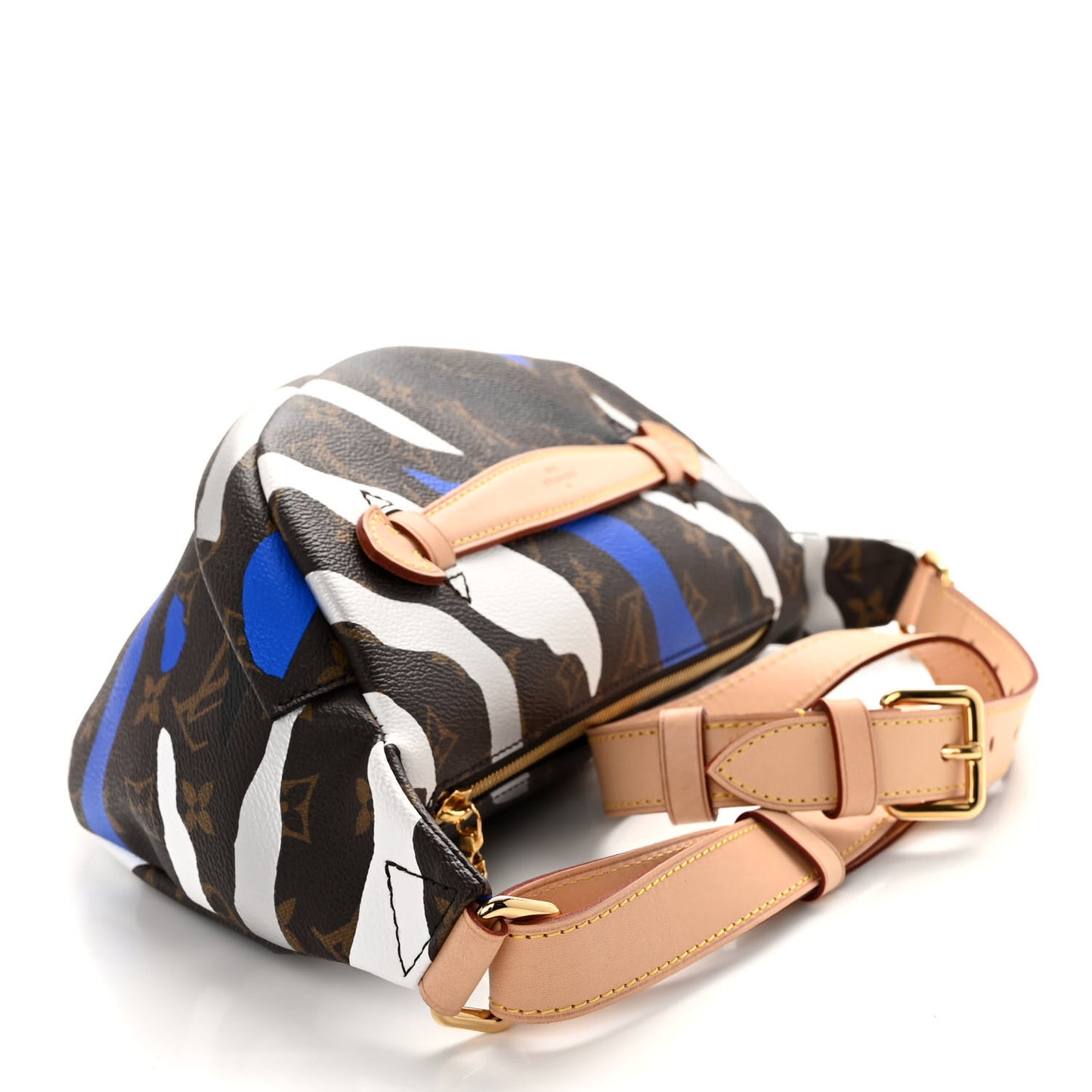 x LoL Monogram Bumbag Blue Silver