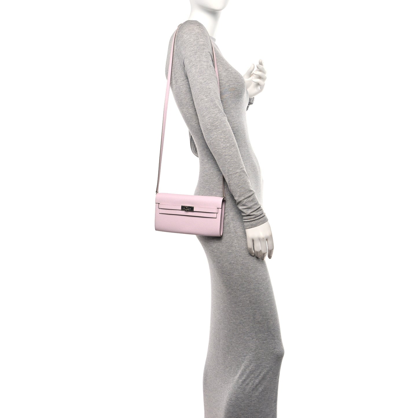 Epsom Kelly To Go Wallet Mauve Pale