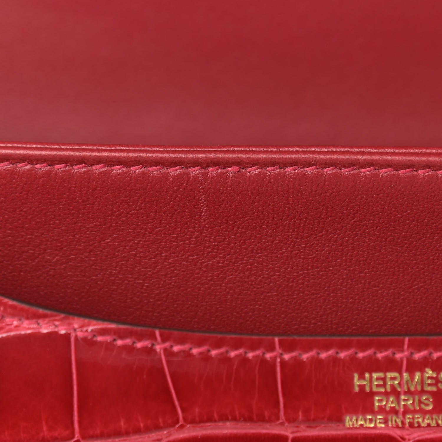 Hermes Shiny Alligator Constance 24 Braise 10 of 10