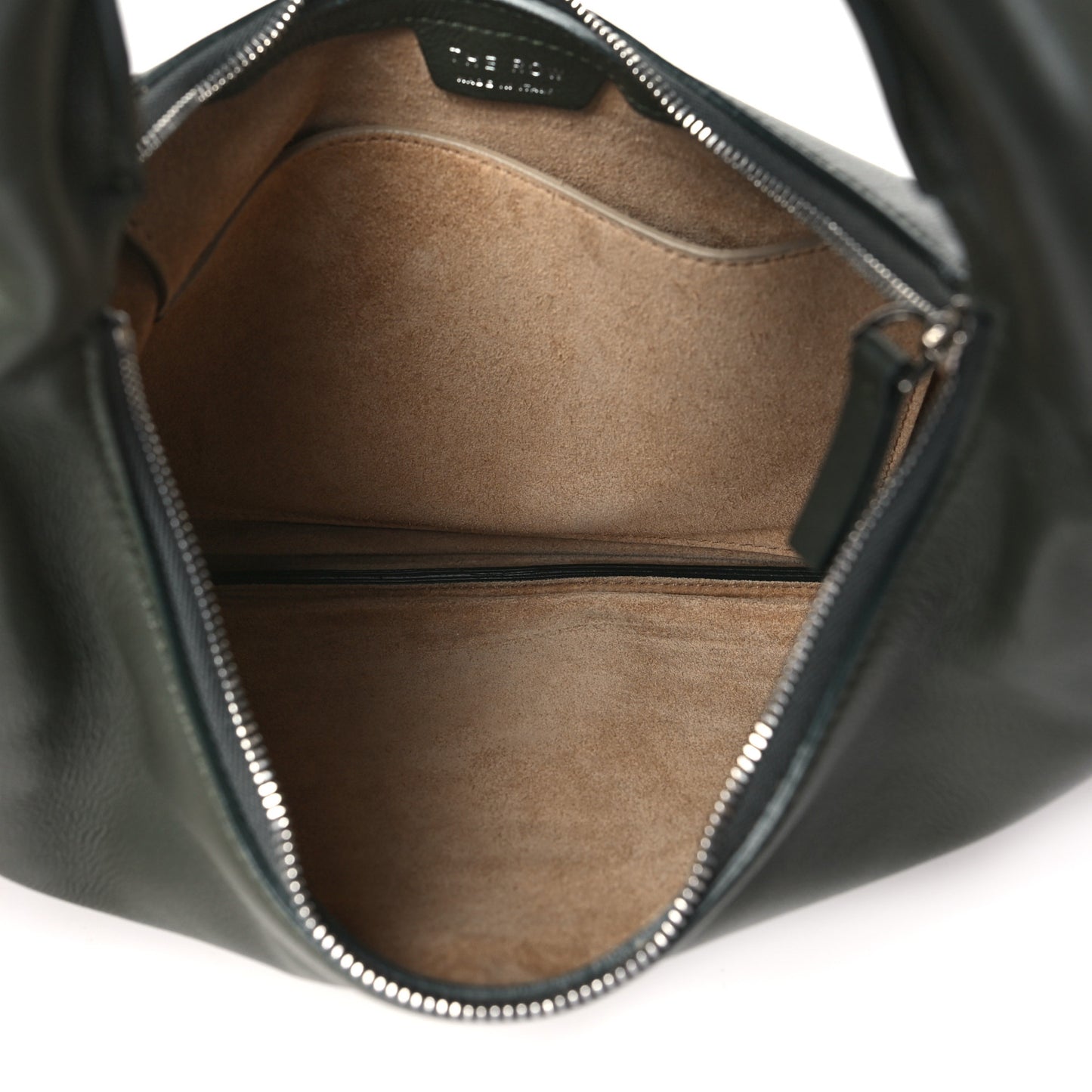 Grained Calfskin Small Everyday Shoulder Bag Olive