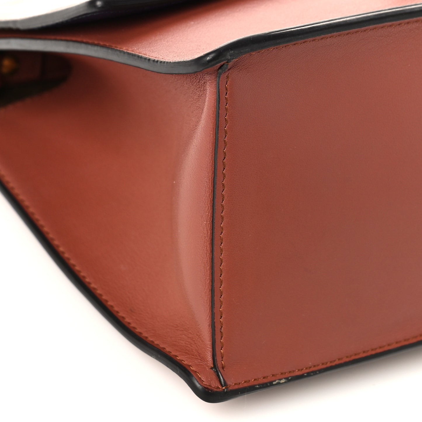 Vitello Grace Matte F is Fendi Kan U Shoulder Bag Rust