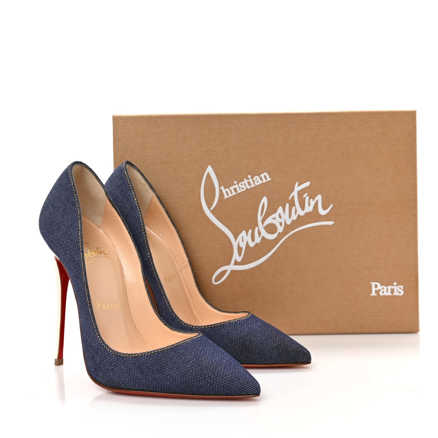 Denim Jazz Calf So Kate 120 Pumps 36 Blue White