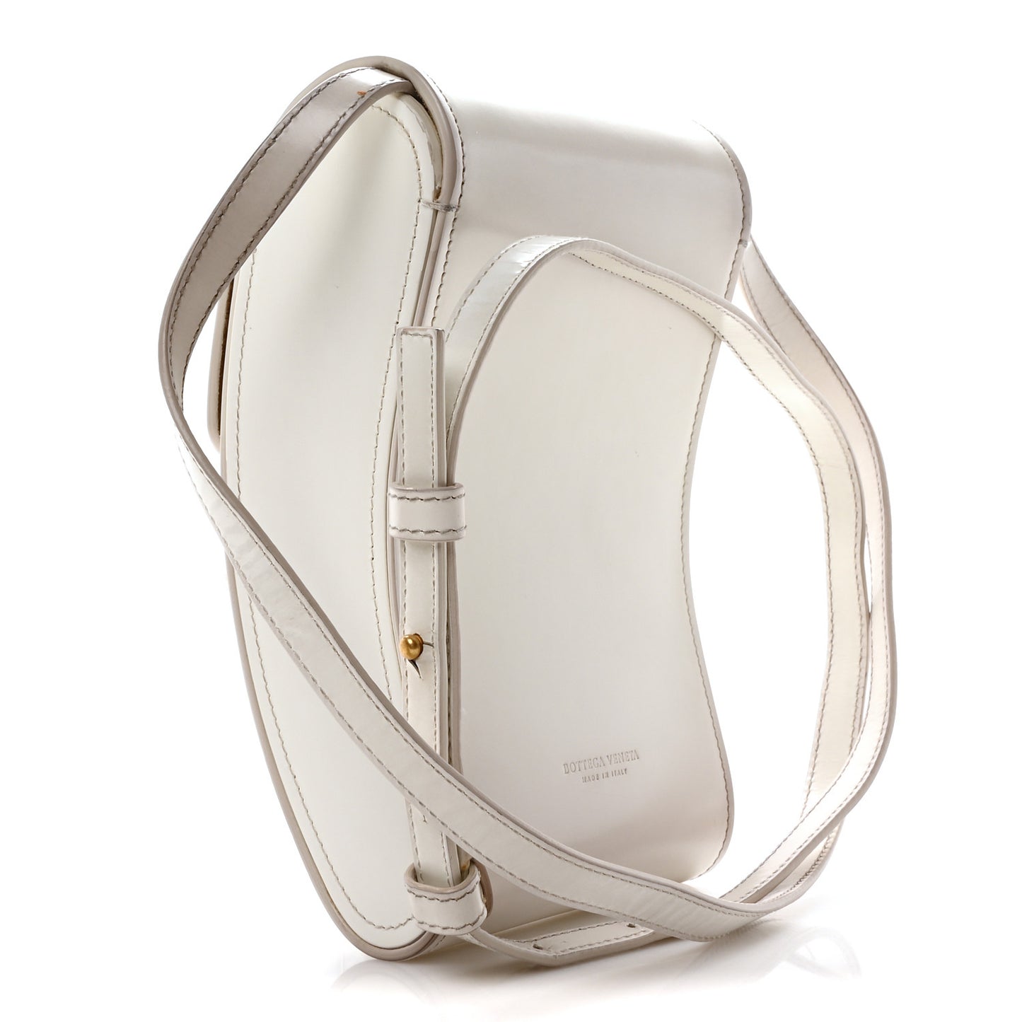 Box Calfskin Clutch White