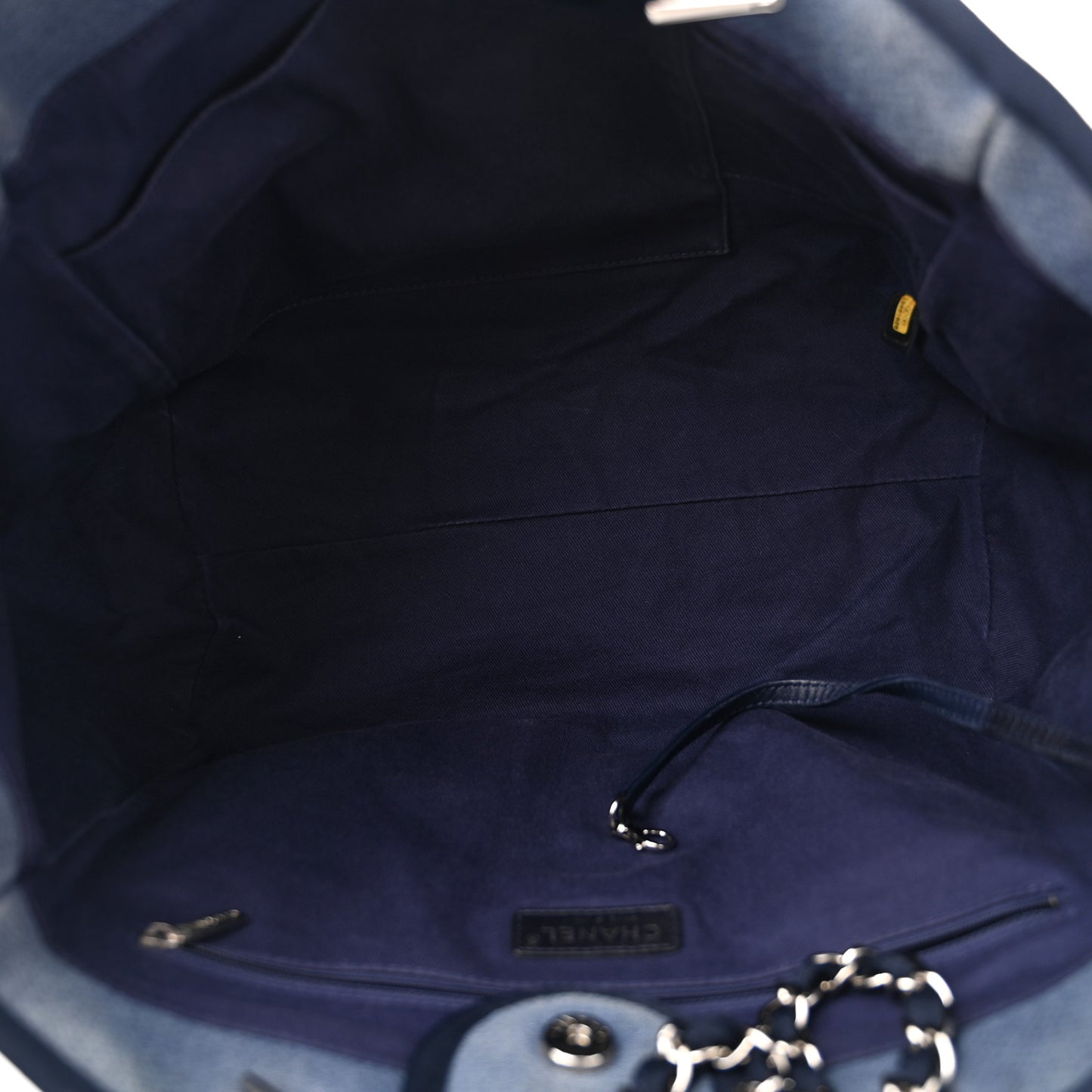 Canvas Medium Deauville Tote Blue