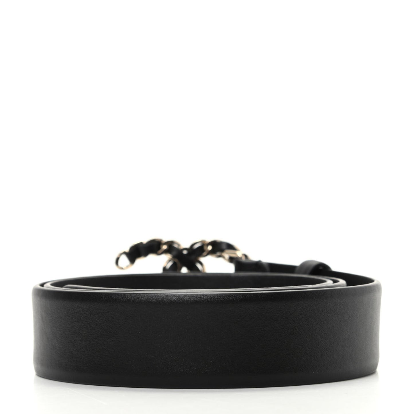 Lambskin CC Chain Belt 80 32 Black