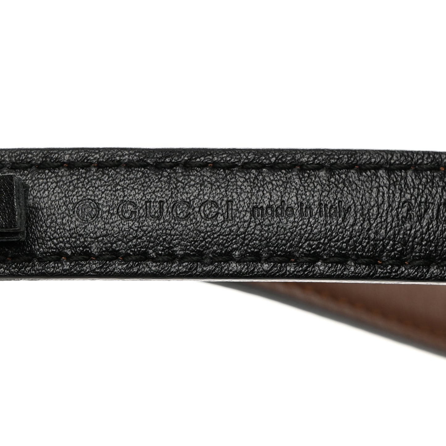 Moon Calfskin Nickel Interlocking G 20mm Belt 70 28 Brown