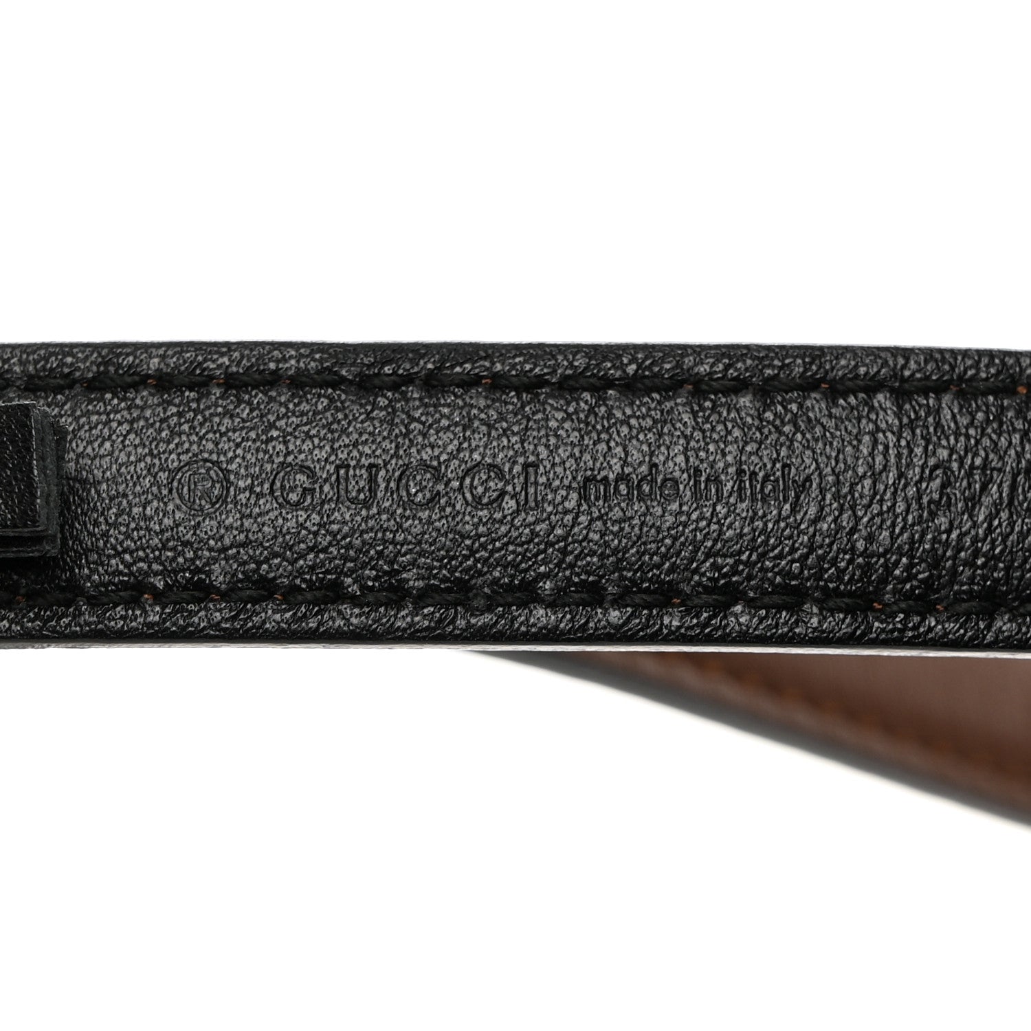 Gucci Moon Calfskin Nickel Interlocking G 20mm Belt 70 28 Brown 5 of 7