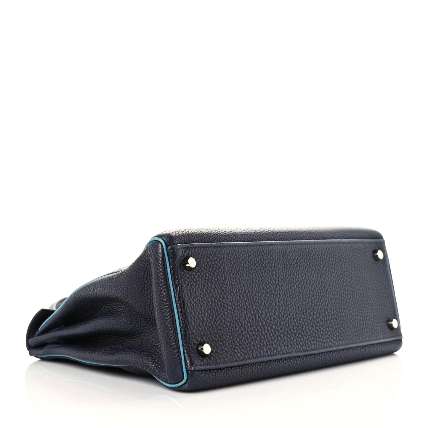 Togo Bi-Color Kelly Retourne 32 Indigo Blue Jean