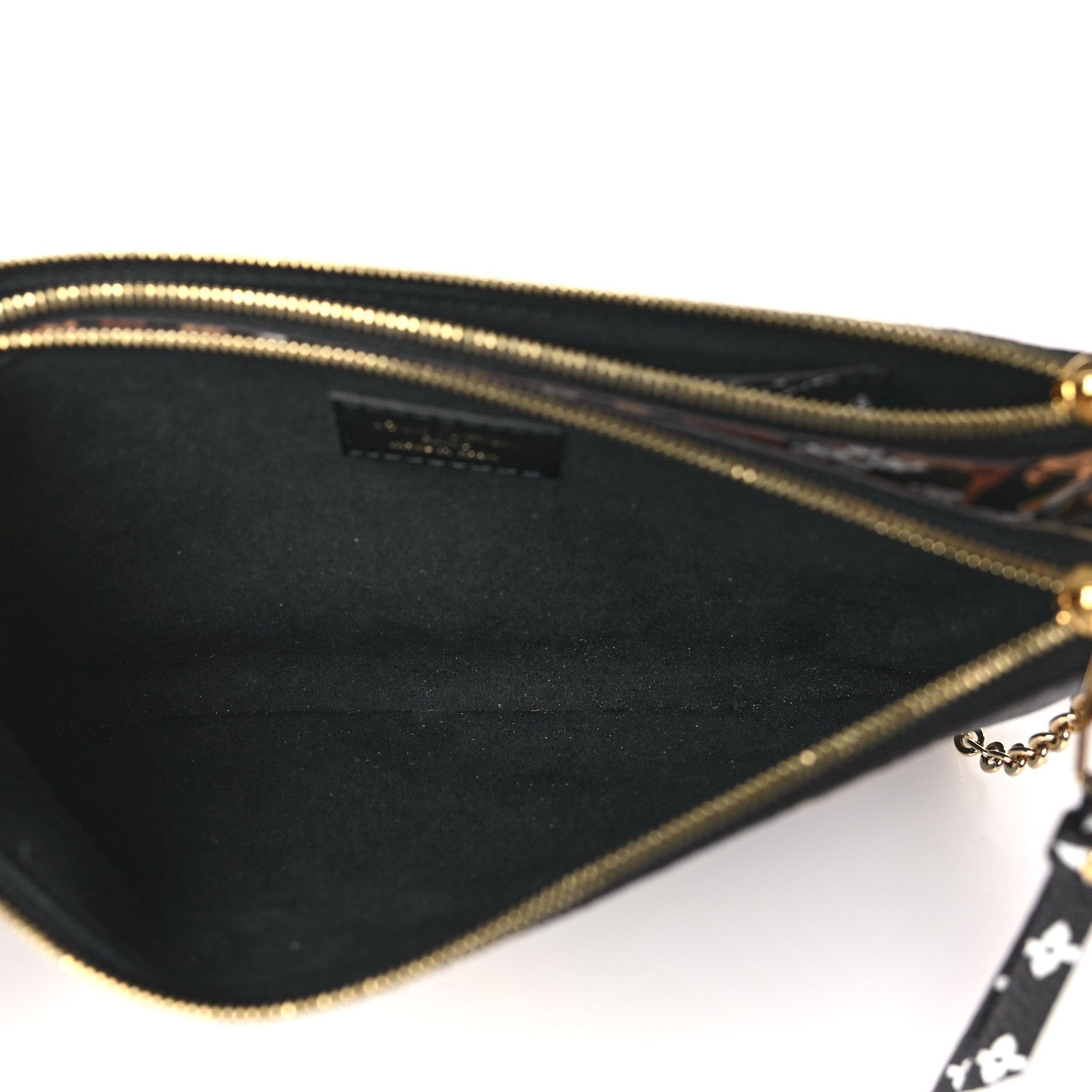 Louis Vuitton Monogram Giant Jungle Pochette Double Zip Black 5 of 10