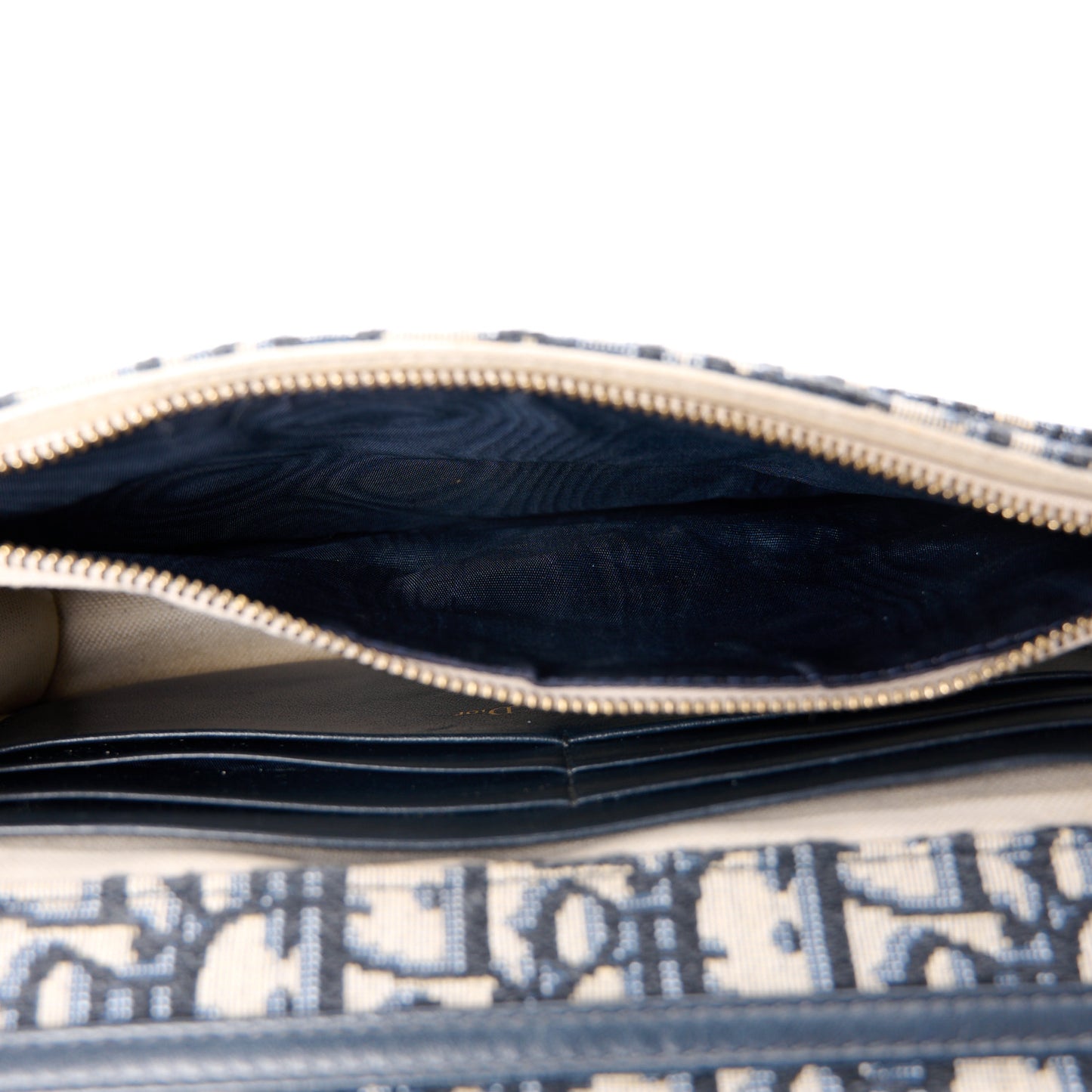 Oblique Saddle Chain Pouch Blue