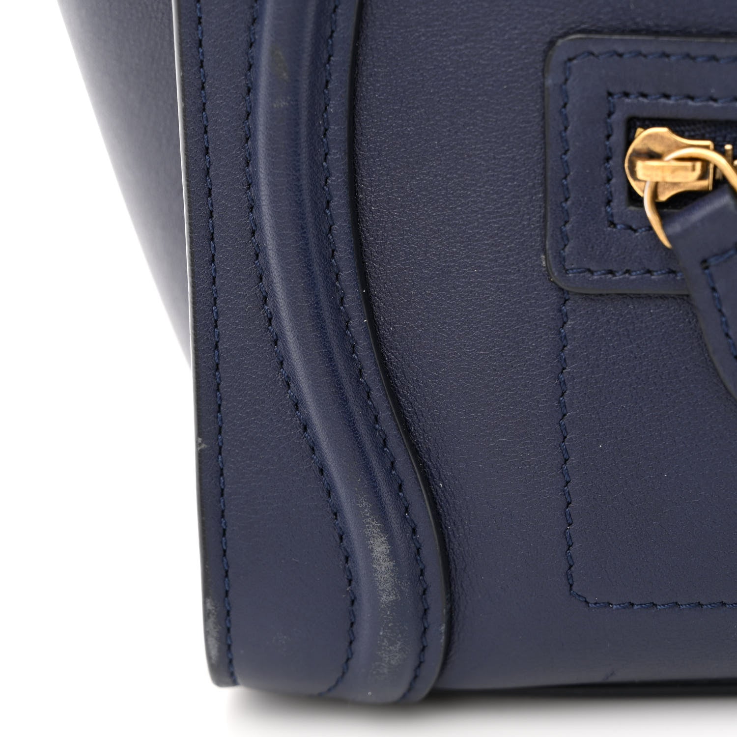 Celine Smooth Calfskin Nano Luggage Navy Blue 14 of 14