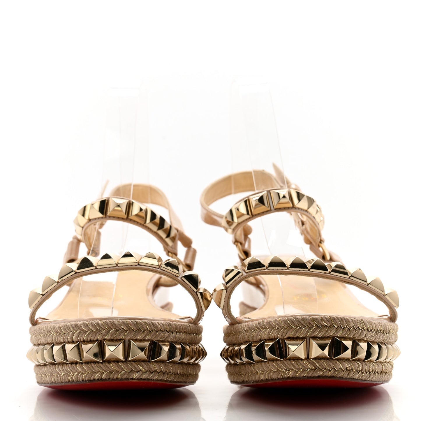 Specchio Vintage Cataclou 60 Platform Sandals 40 Platine Light Gold