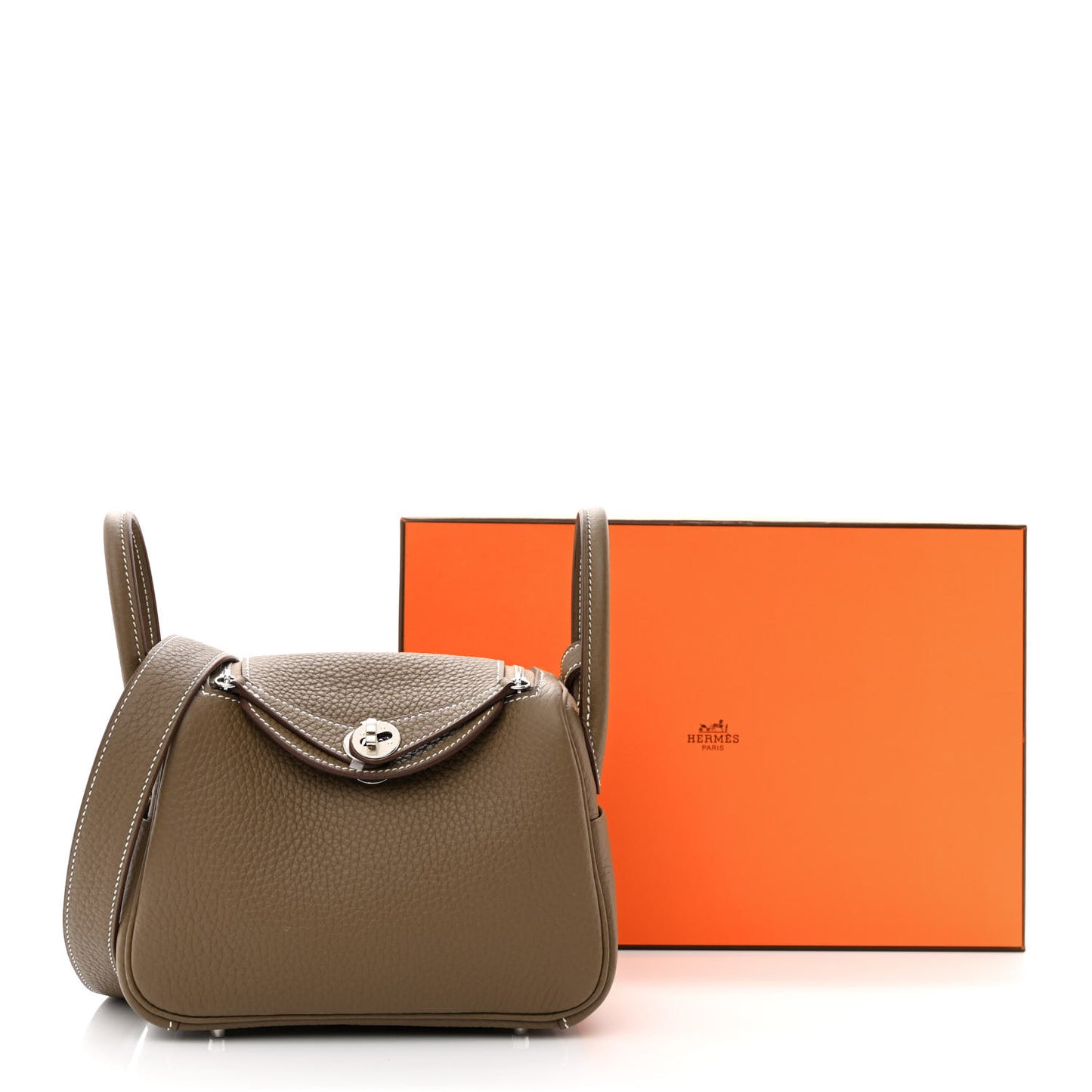 Taurillon Clemence Mini Lindy 20 Etoupe