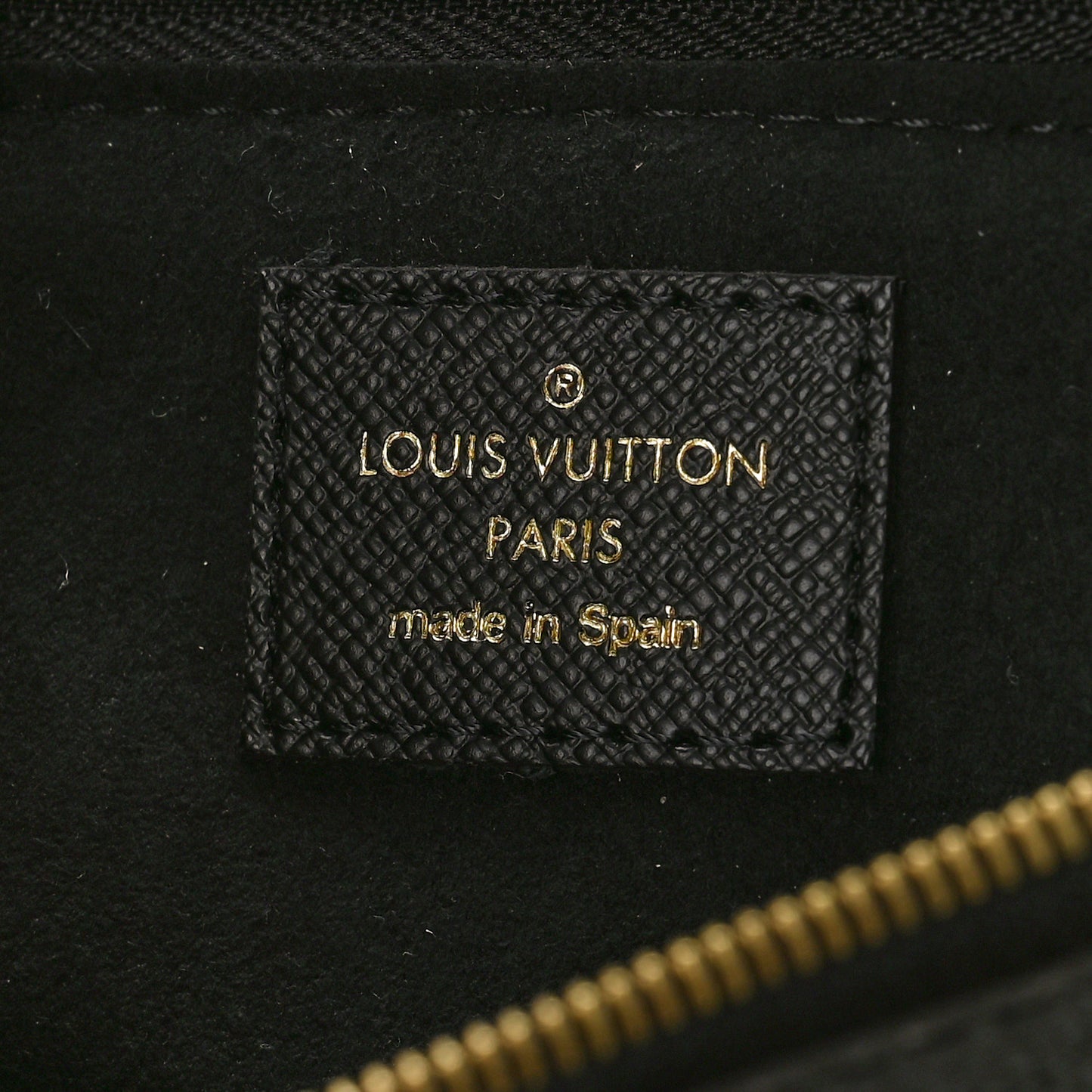 Monogram Giant Jungle Pochette Double Zip Black