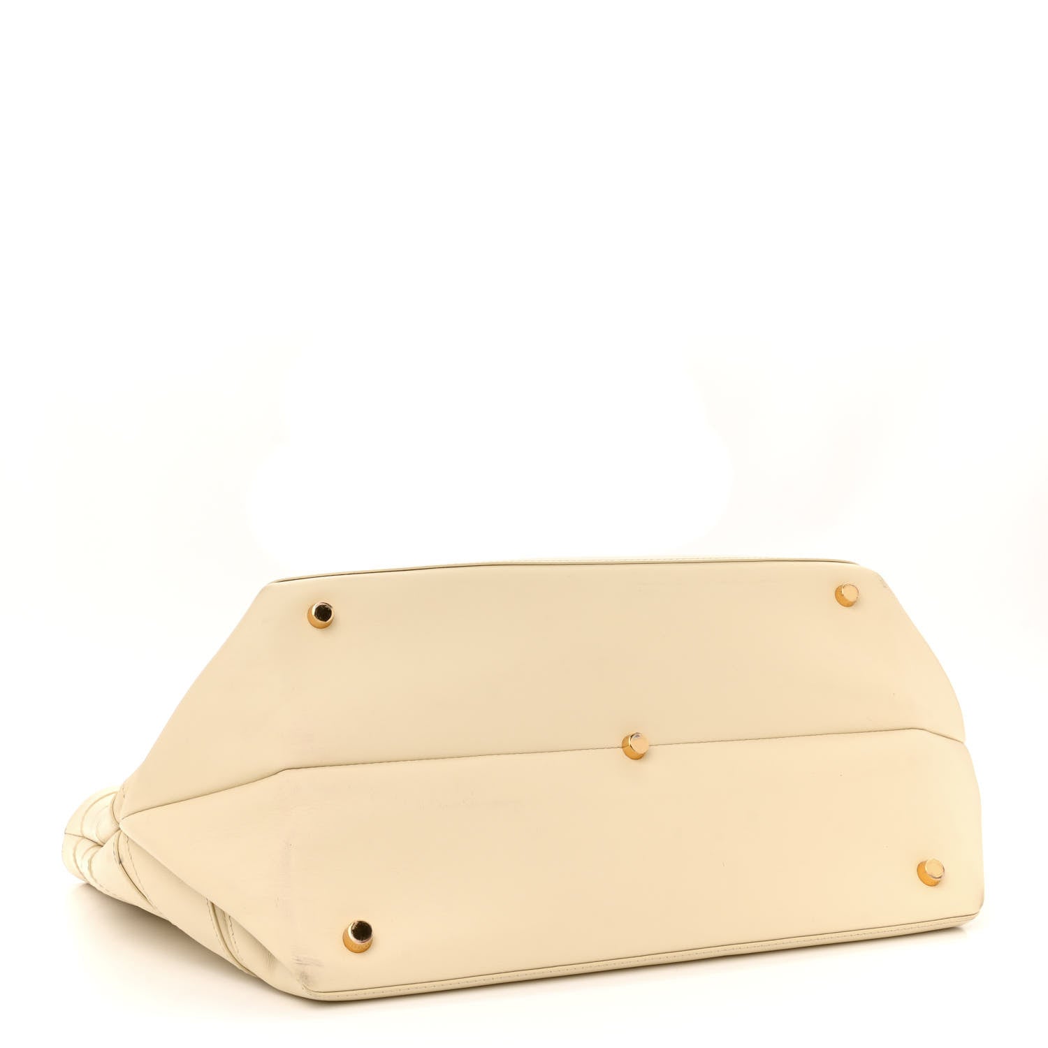 Khaite Calfskin Banded Florence Tote Cream 5 of 19