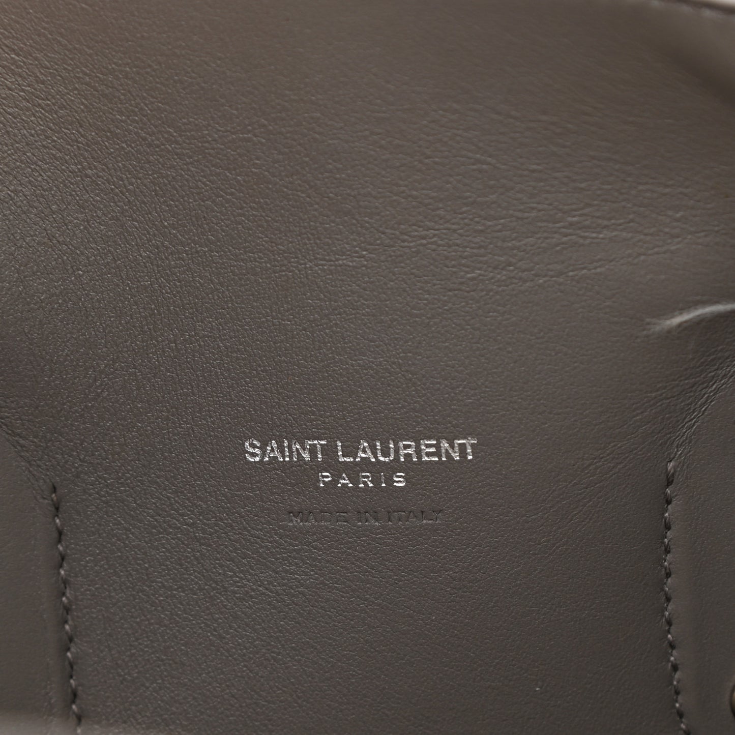 Grained Calfskin Small Sac De Jour Fog