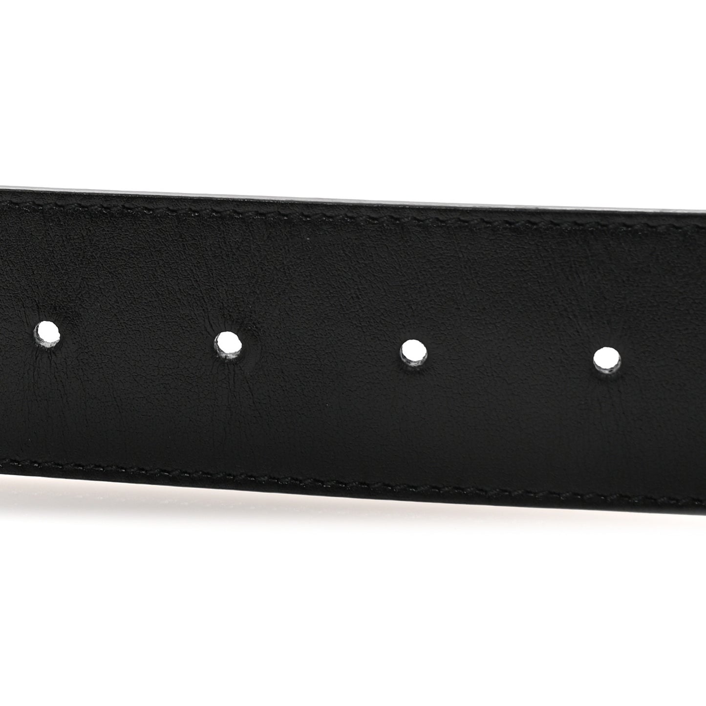 Plutone Calfskin Palladium Double G 40mm Belt 110 44 Black