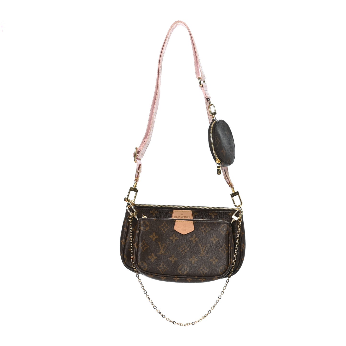 Monogram Multi Pochette Accessories Rose Clair