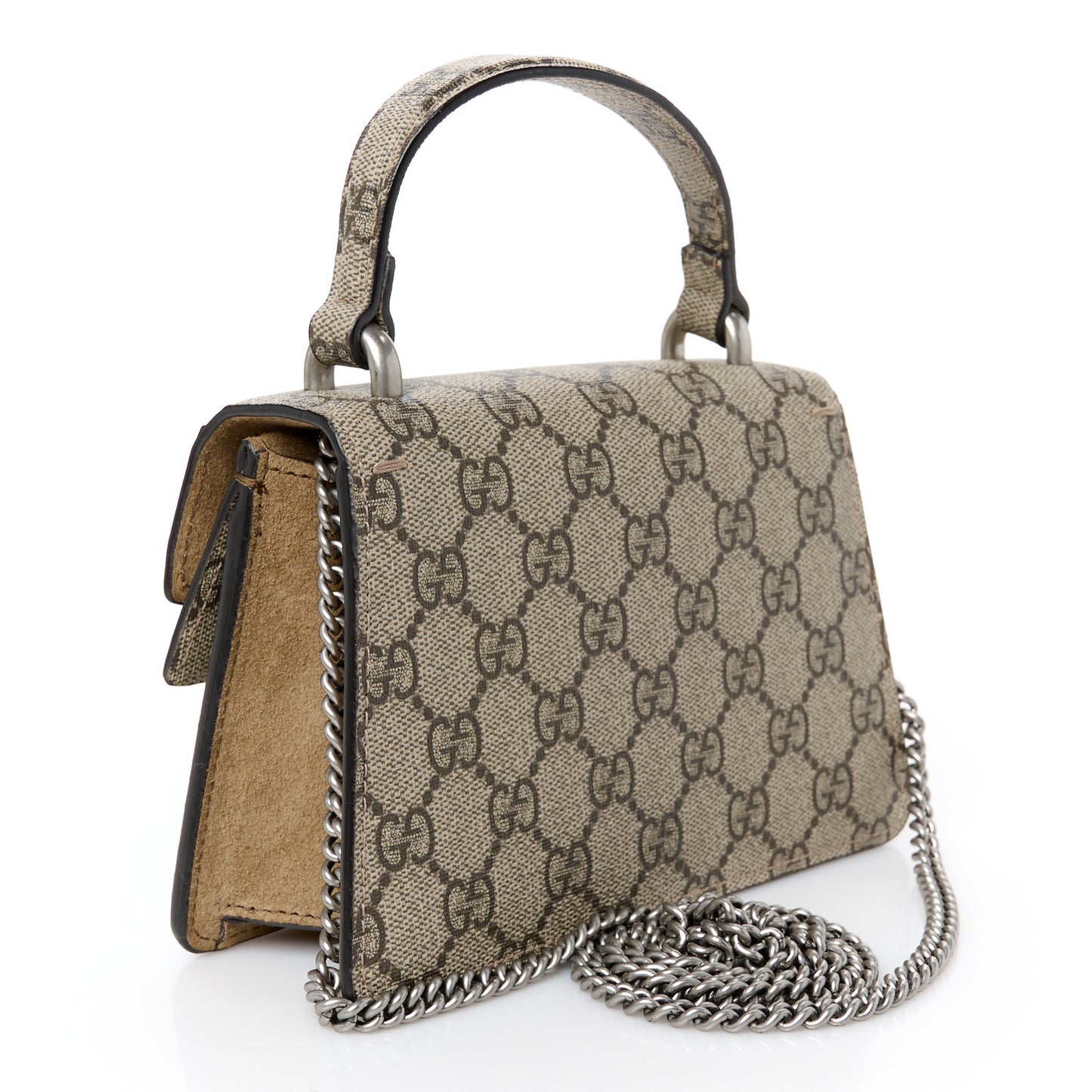 GG Supreme Monogram Mini Dionysus Top Handle Bag Taupe