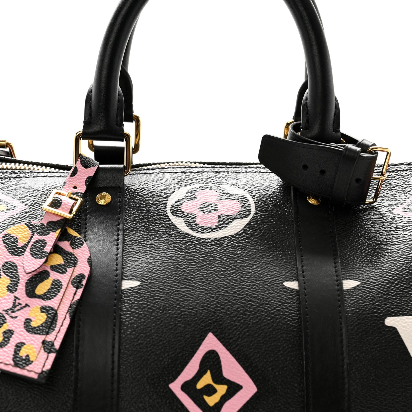 Monogram Giant Wild At Heart Keepall Bandouliere 45 Black