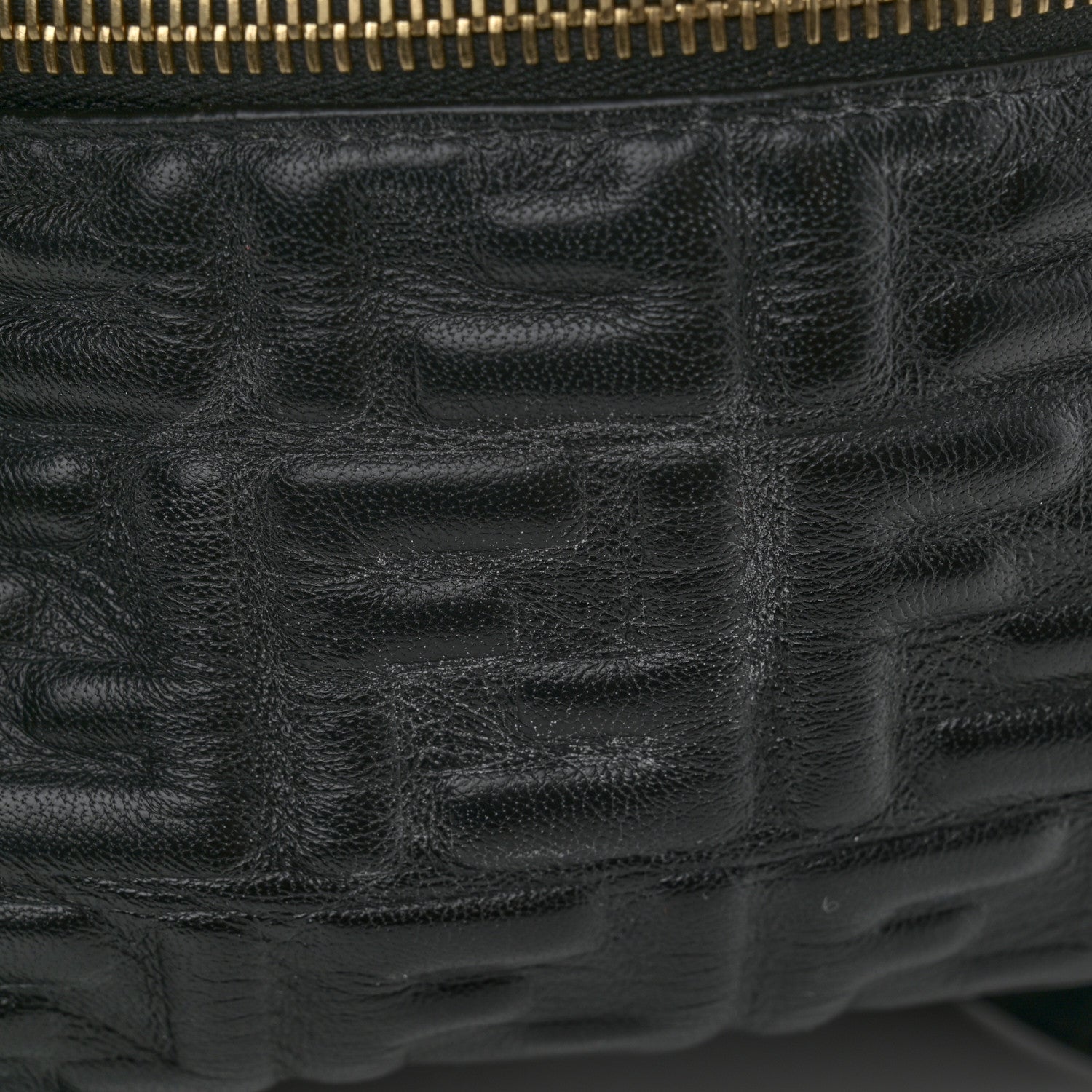 Fendi Nappa FF 1974 Embossed Mini Backpack Black 12 of 13