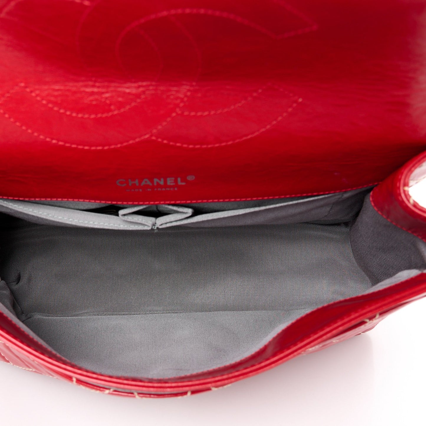 Calfskin Wild Stitch 2.55 Reissue 226 Flap Red