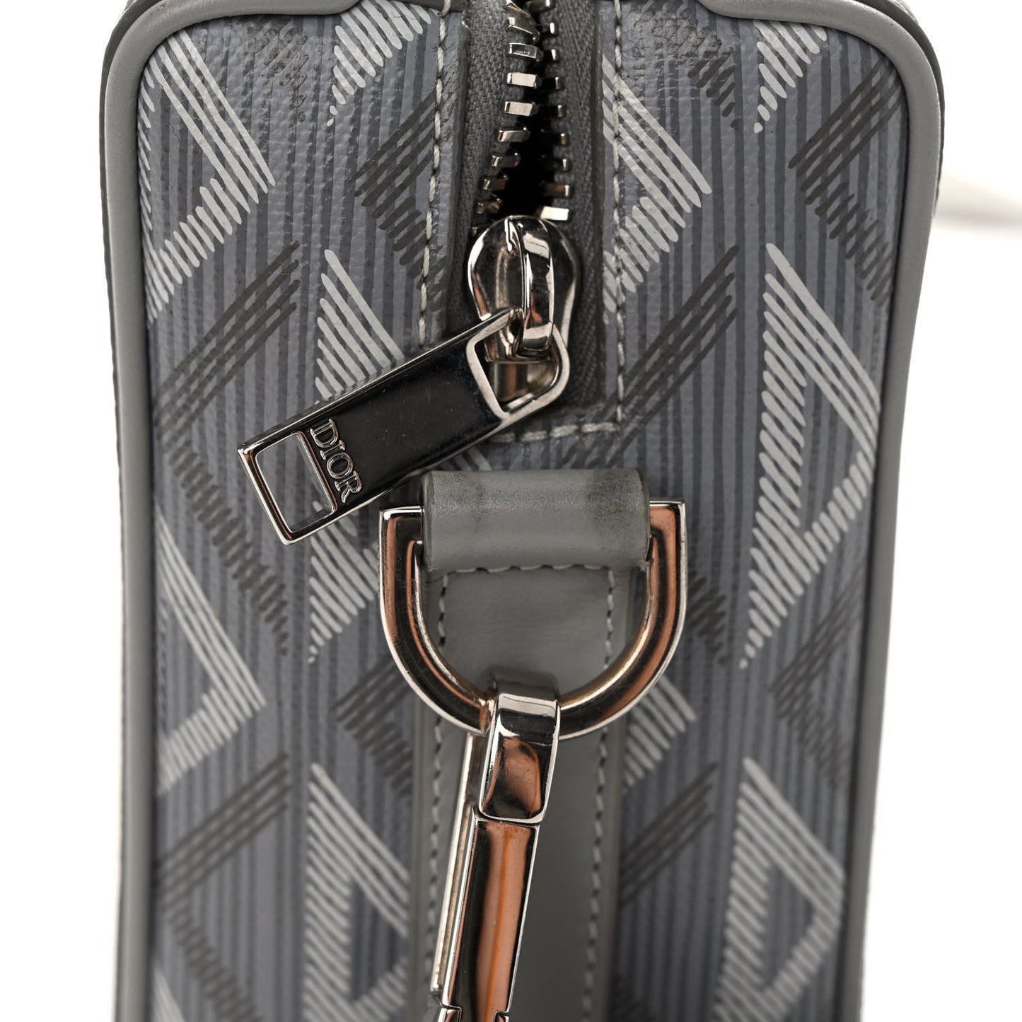 Coated Canvas CD Diamond Lingot 22 Bag Gray