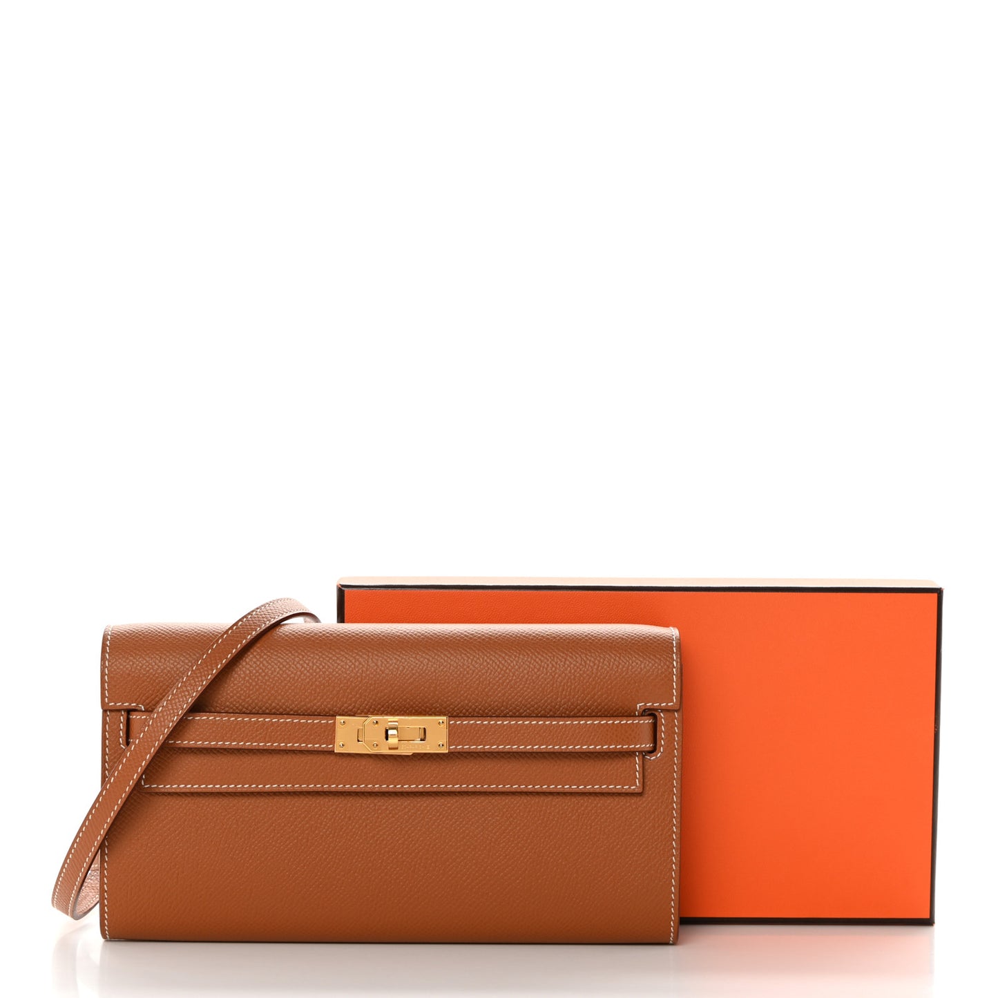 Epsom Kelly Wallet To Go Gold