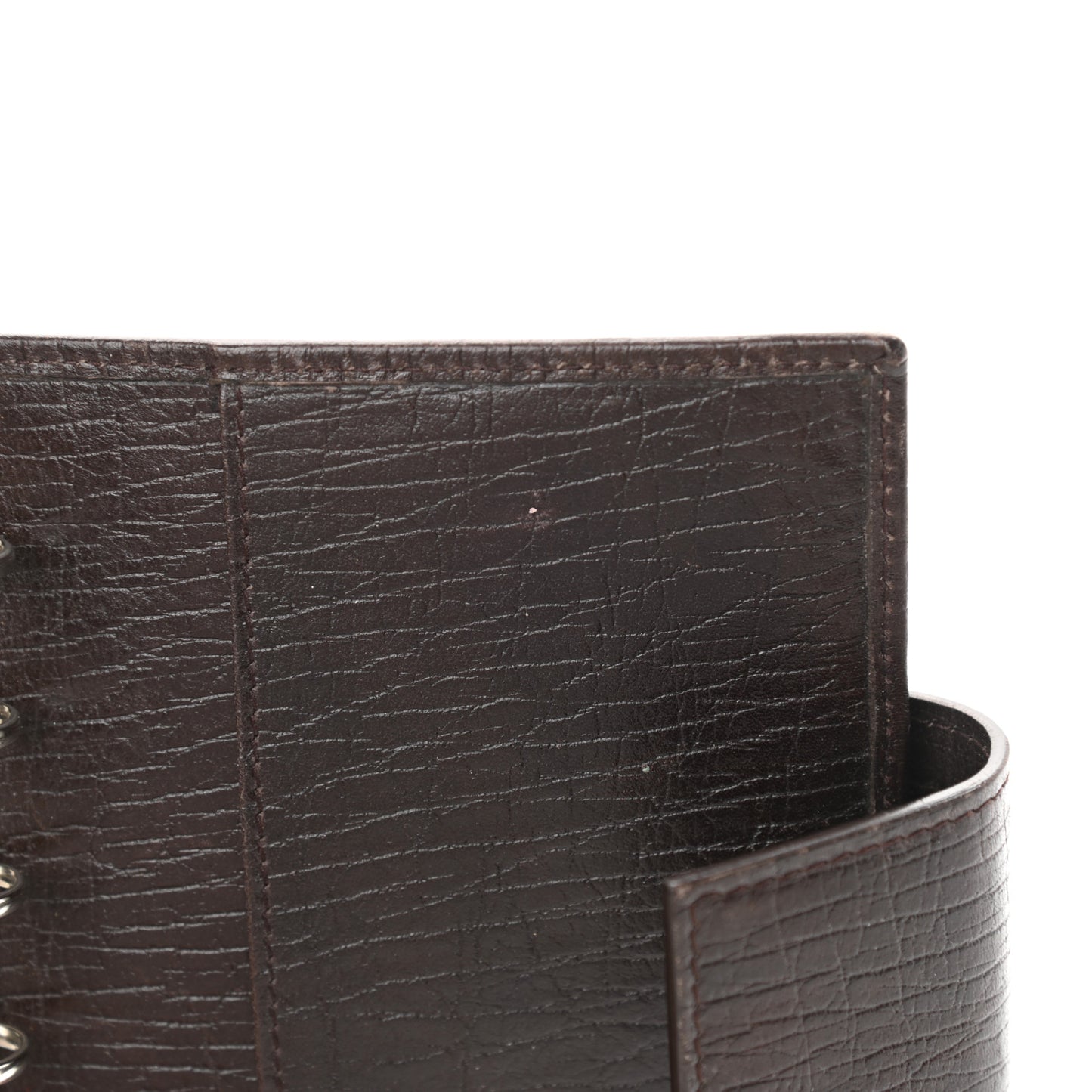 Monogram Web Small Ring Agenda Brown