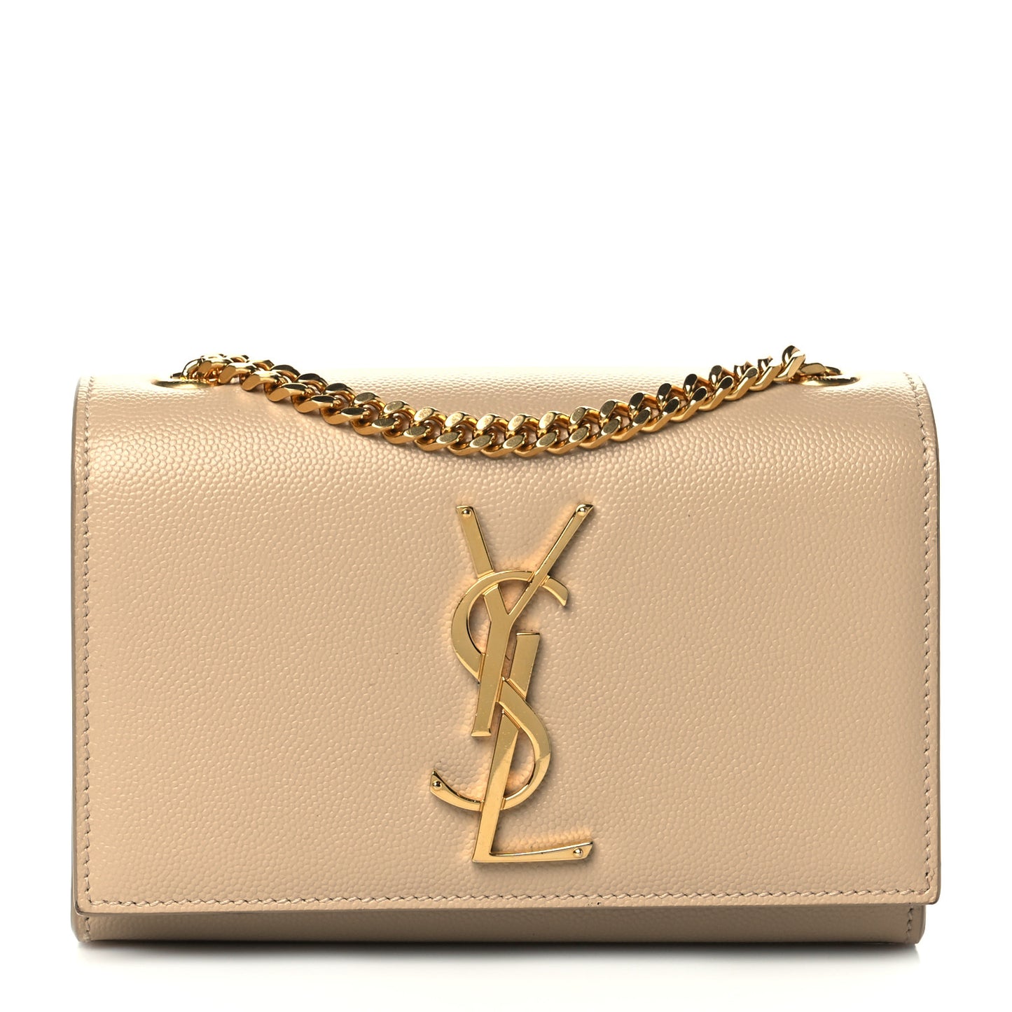Grain De Poudre Small Monogram Kate Satchel Nude Powder