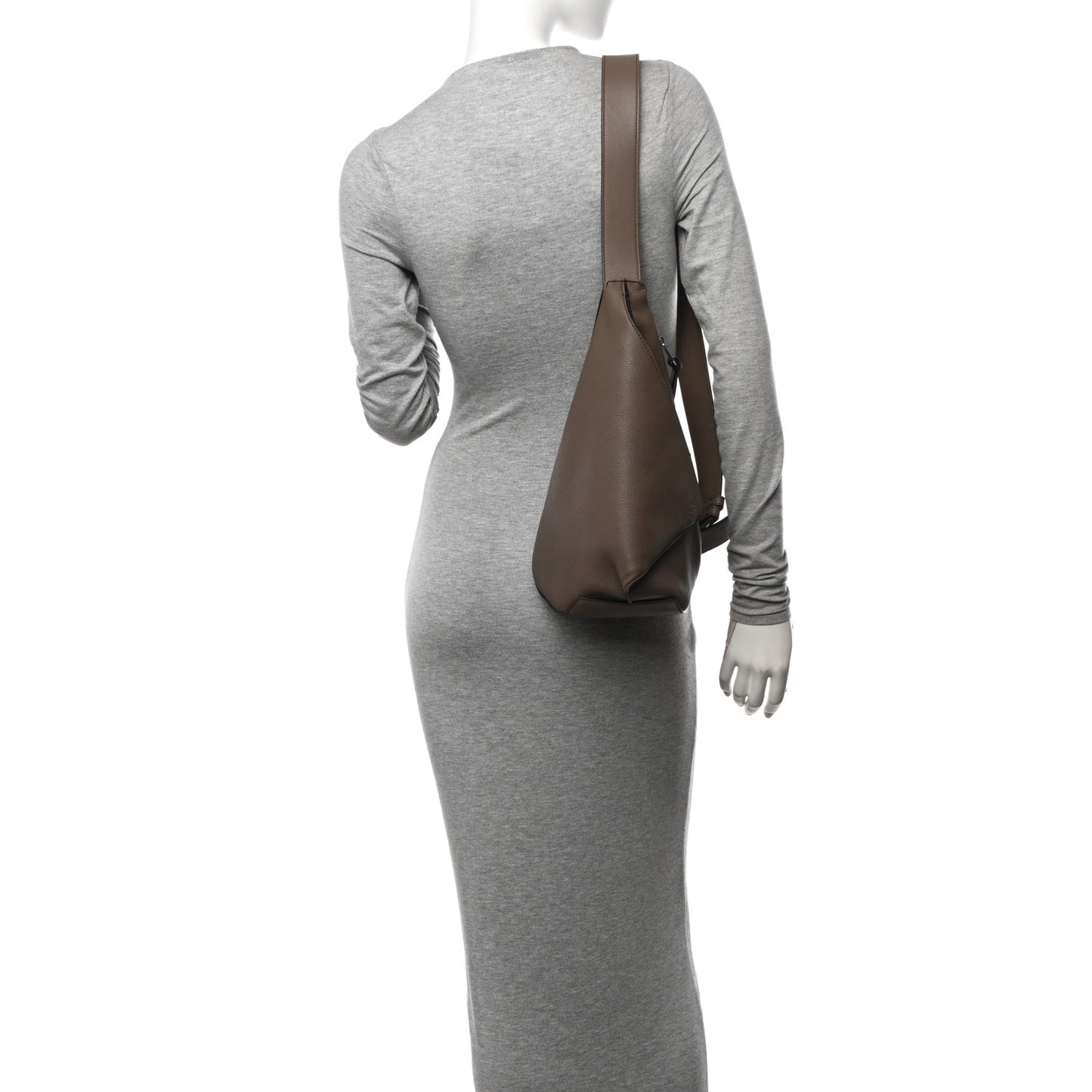 Soft Grained Calfskin Anton Sling Taupe