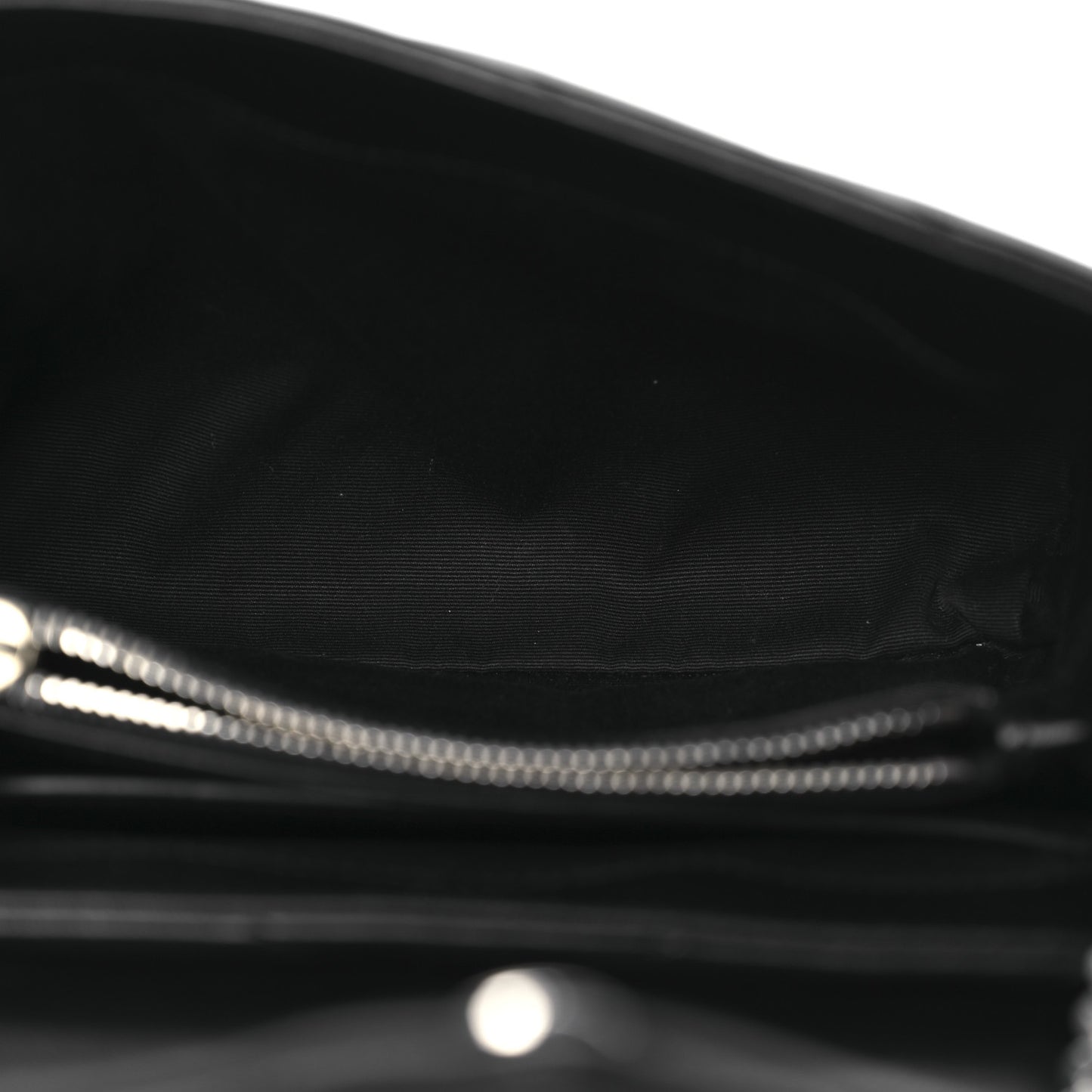 Calfskin Y Quilted Monogram Small Loulou Chain Satchel Black